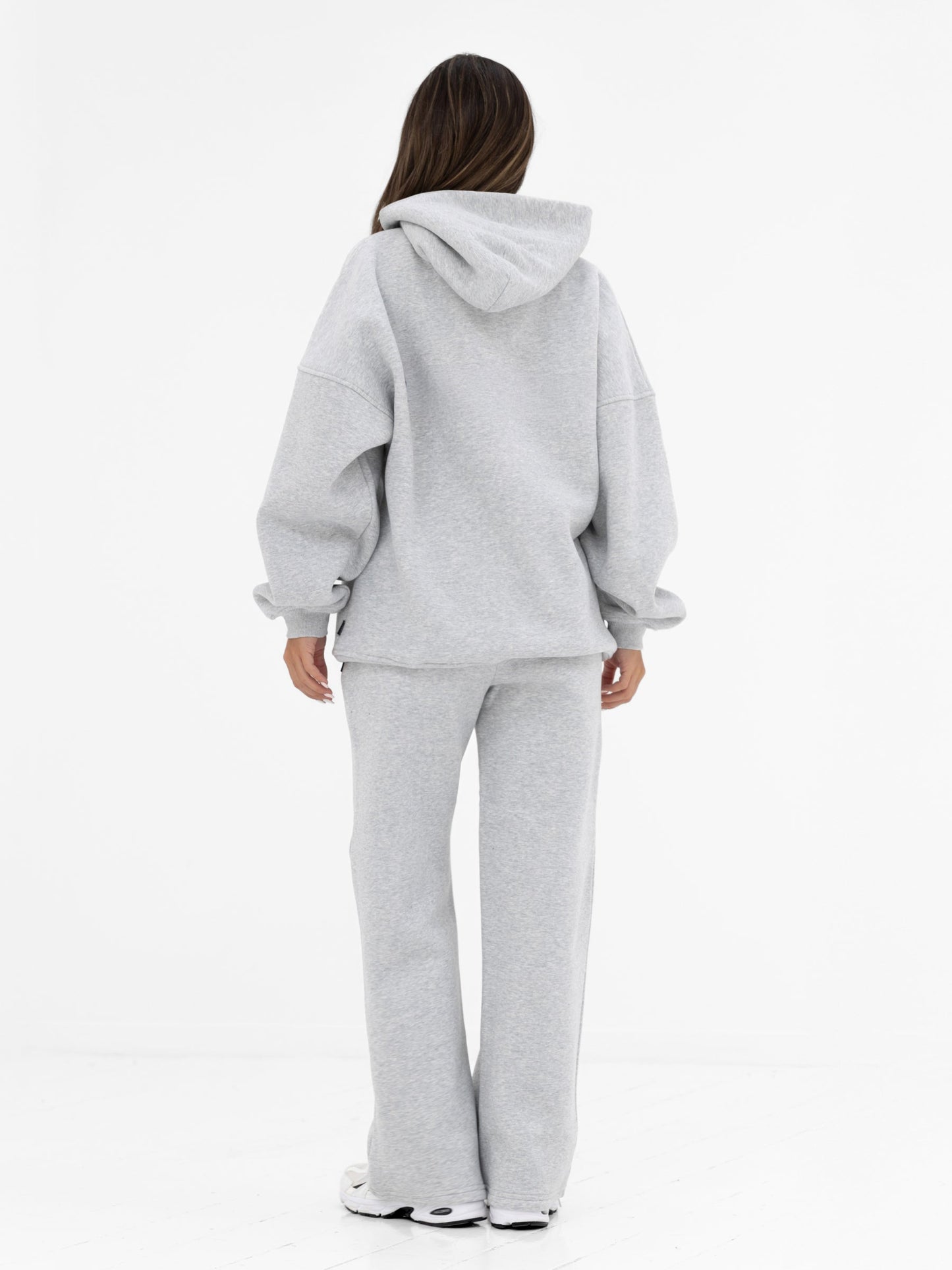 Georgia Oversized Hoodie - Marl Grey