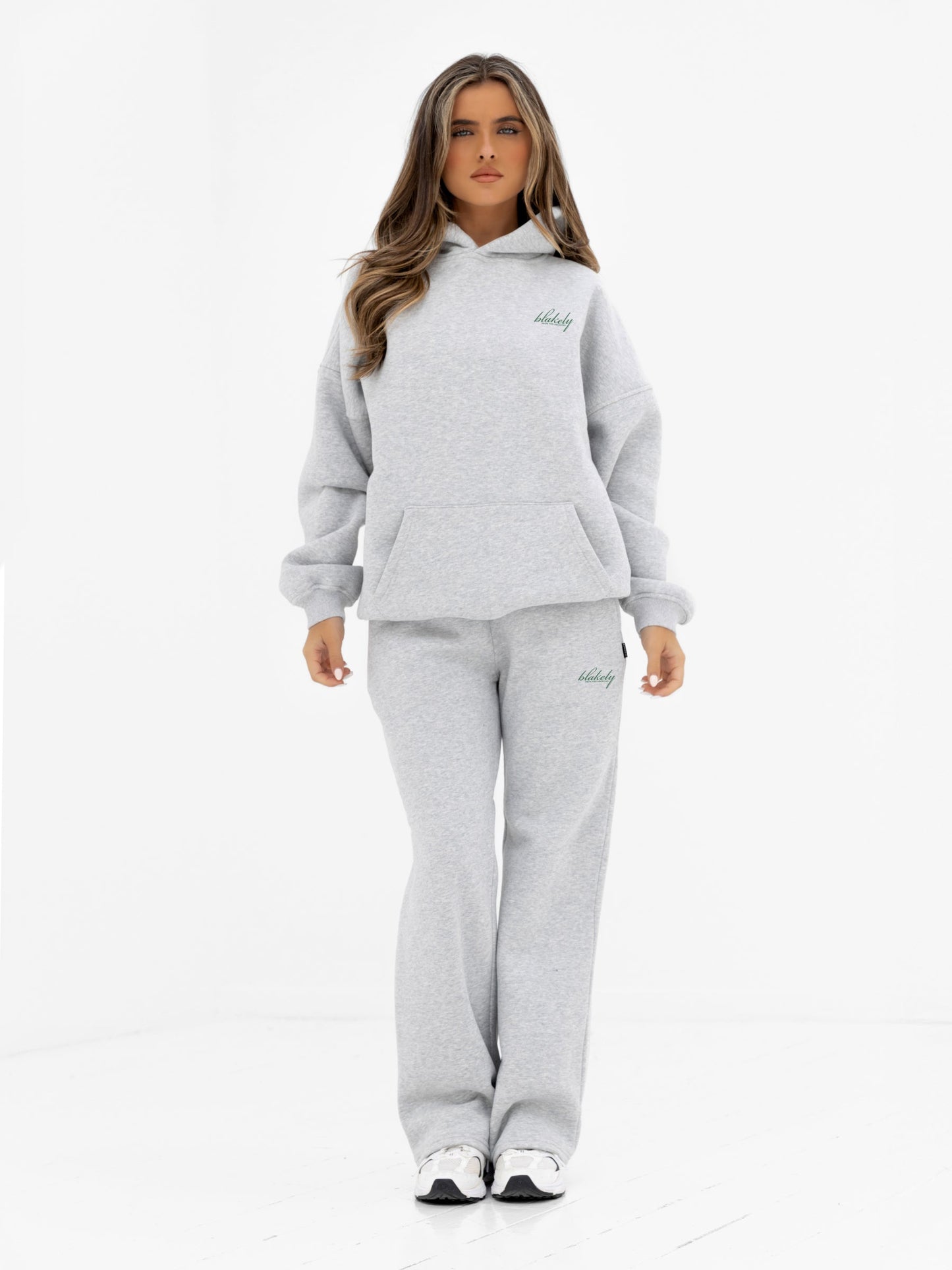 Georgia Oversized Hoodie - Marl Grey
