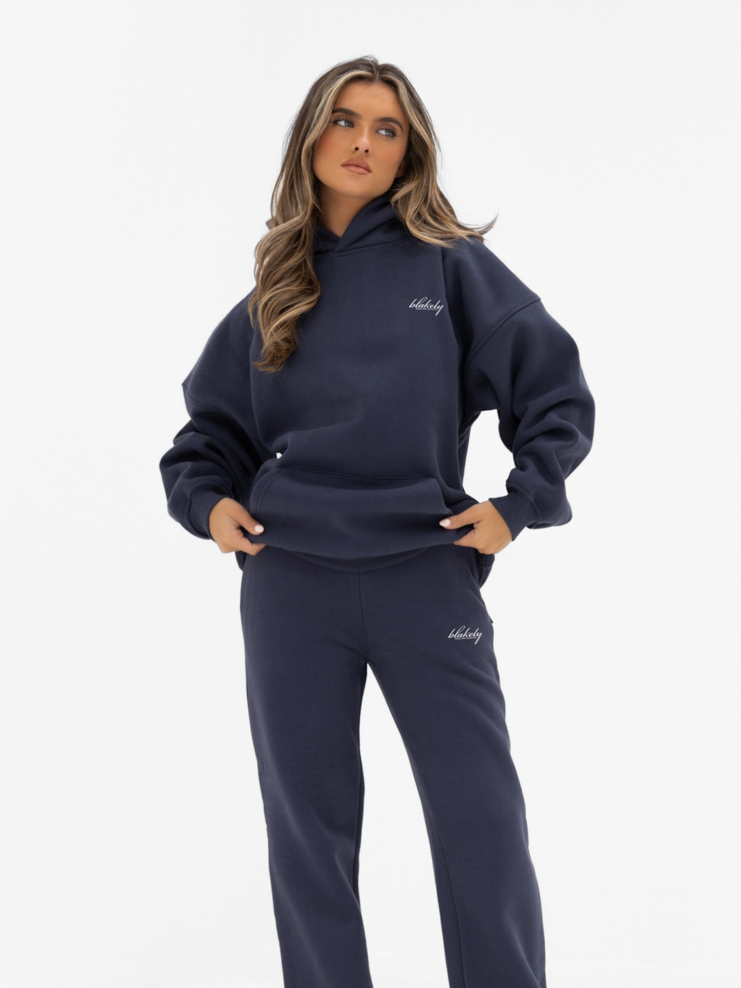 Georgia Oversized Hoodie - True Navy