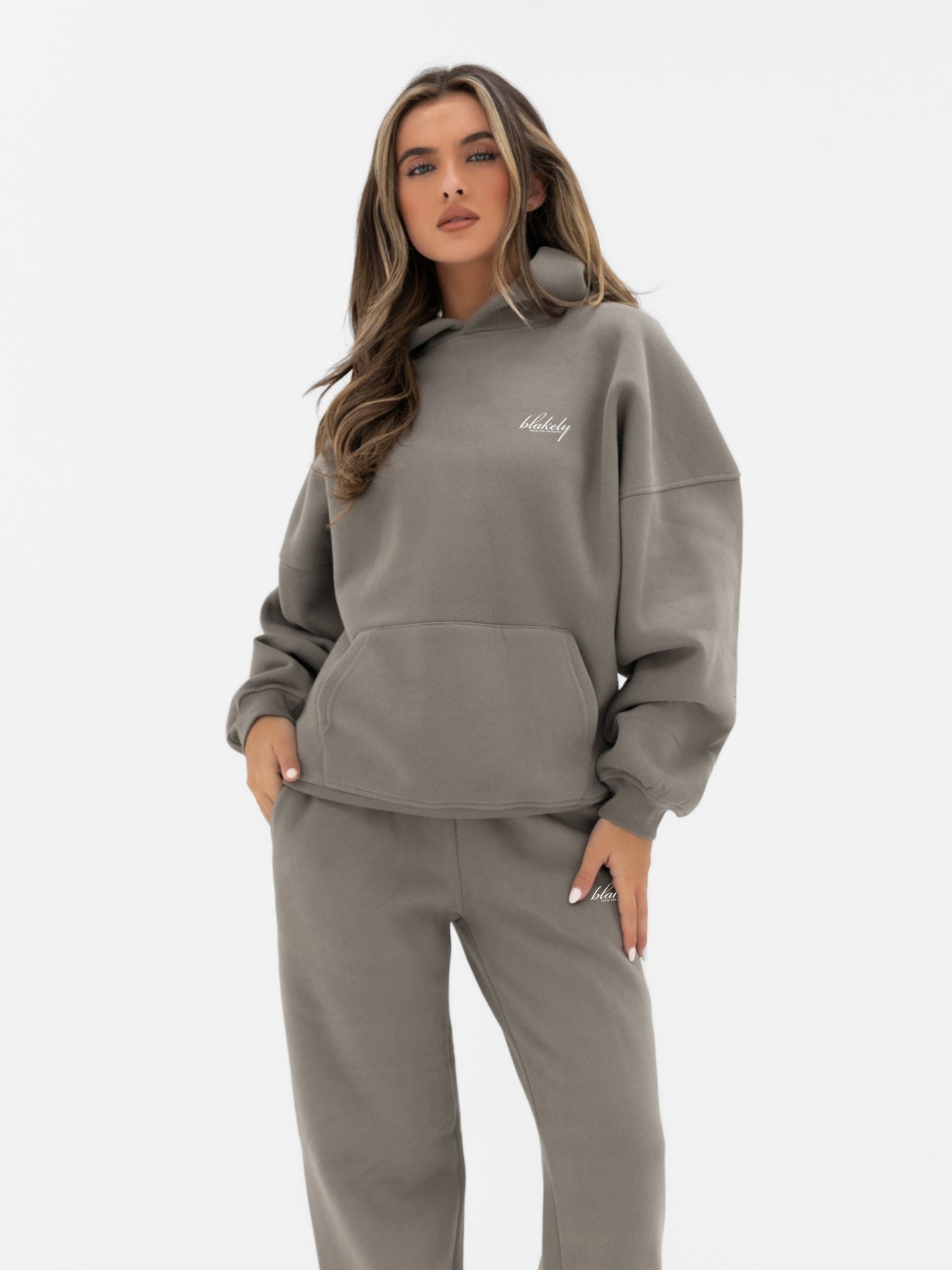 Georgia Oversized Hoodie - Safari Green