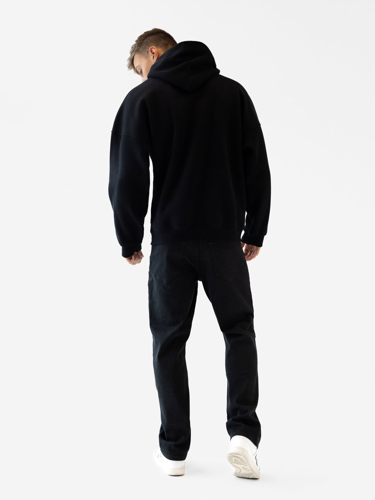 Zion Relaxed Hoodie - Black