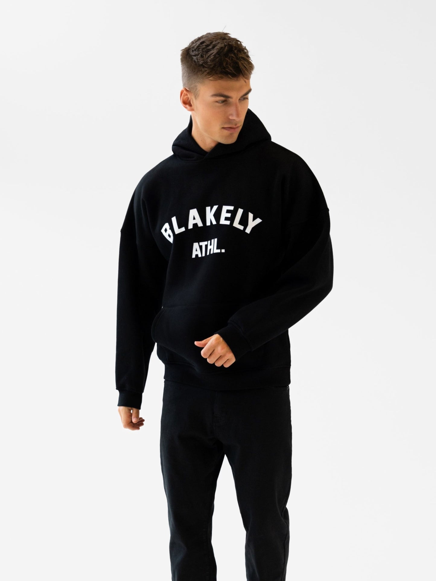 Zion Relaxed Hoodie - Black