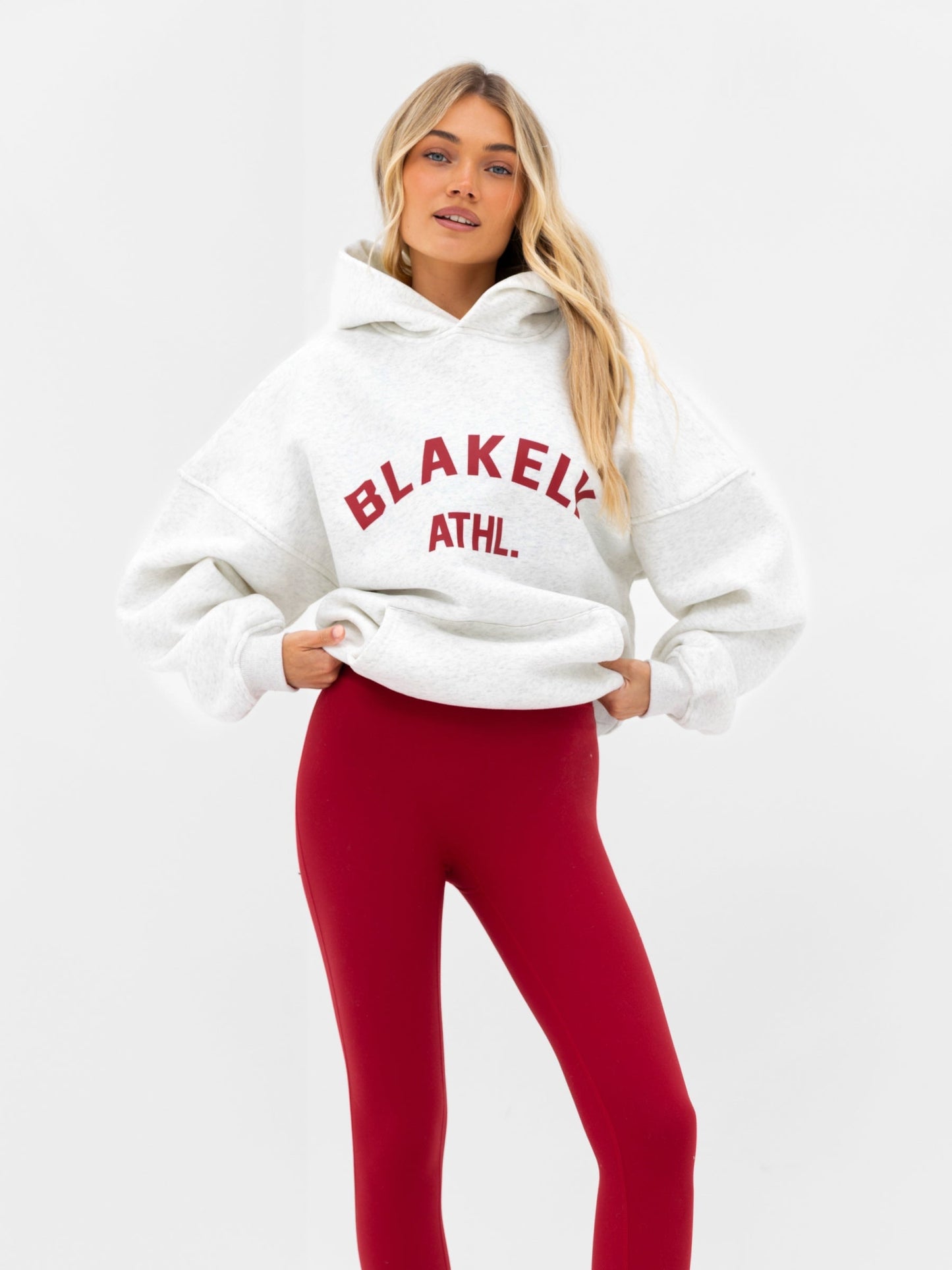 Joah Oversized Hoodie - Marl White