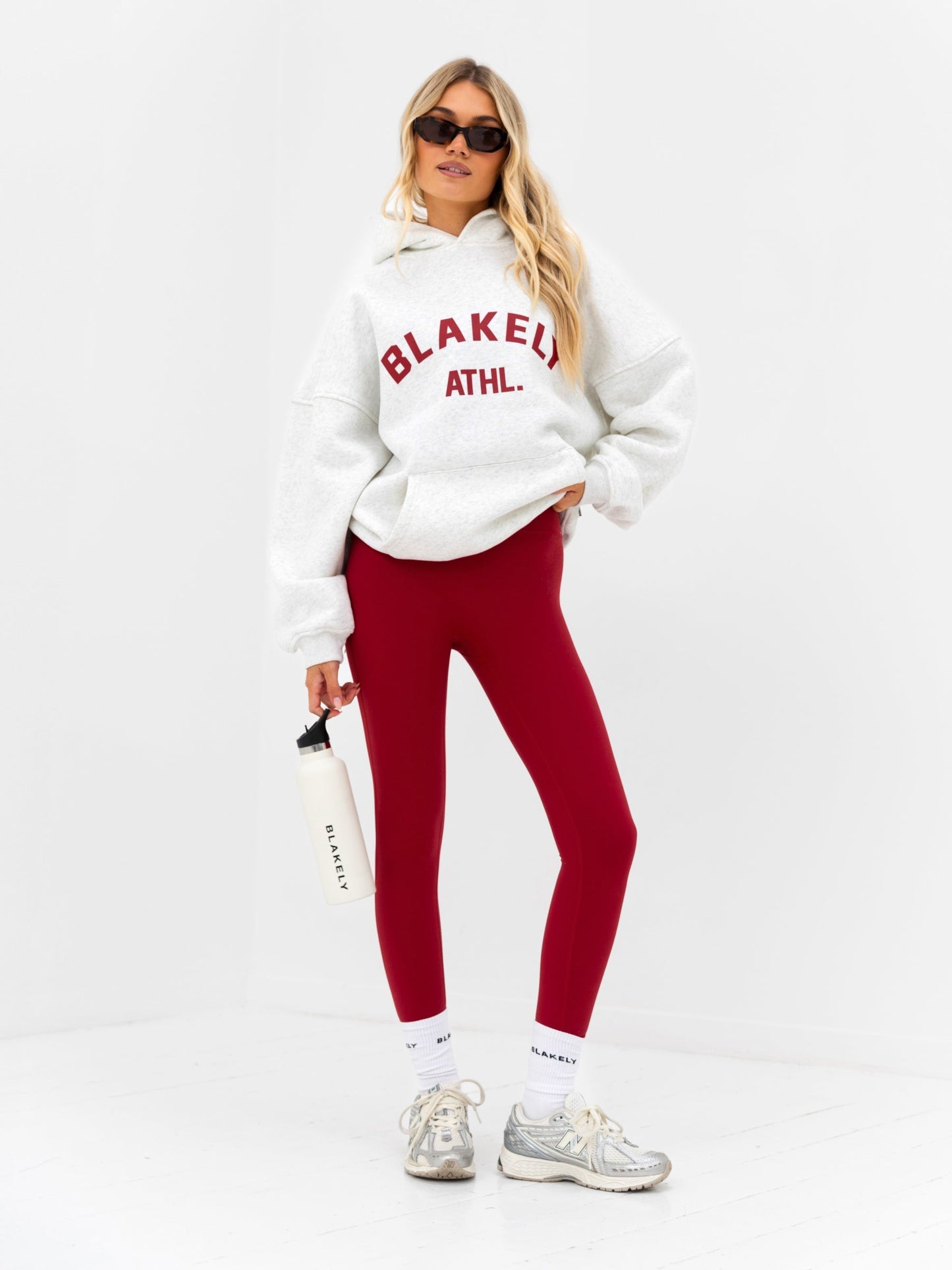 Joah Oversized Hoodie - Marl White