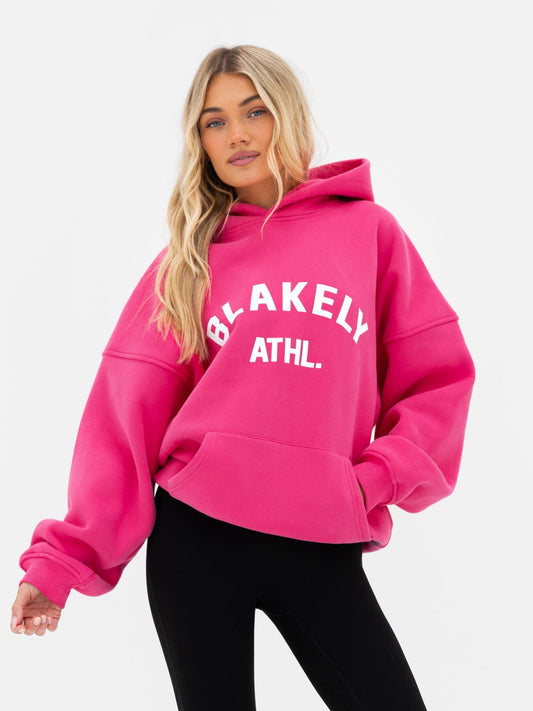 Joah Oversized Hoodie - Bubblegum Pink