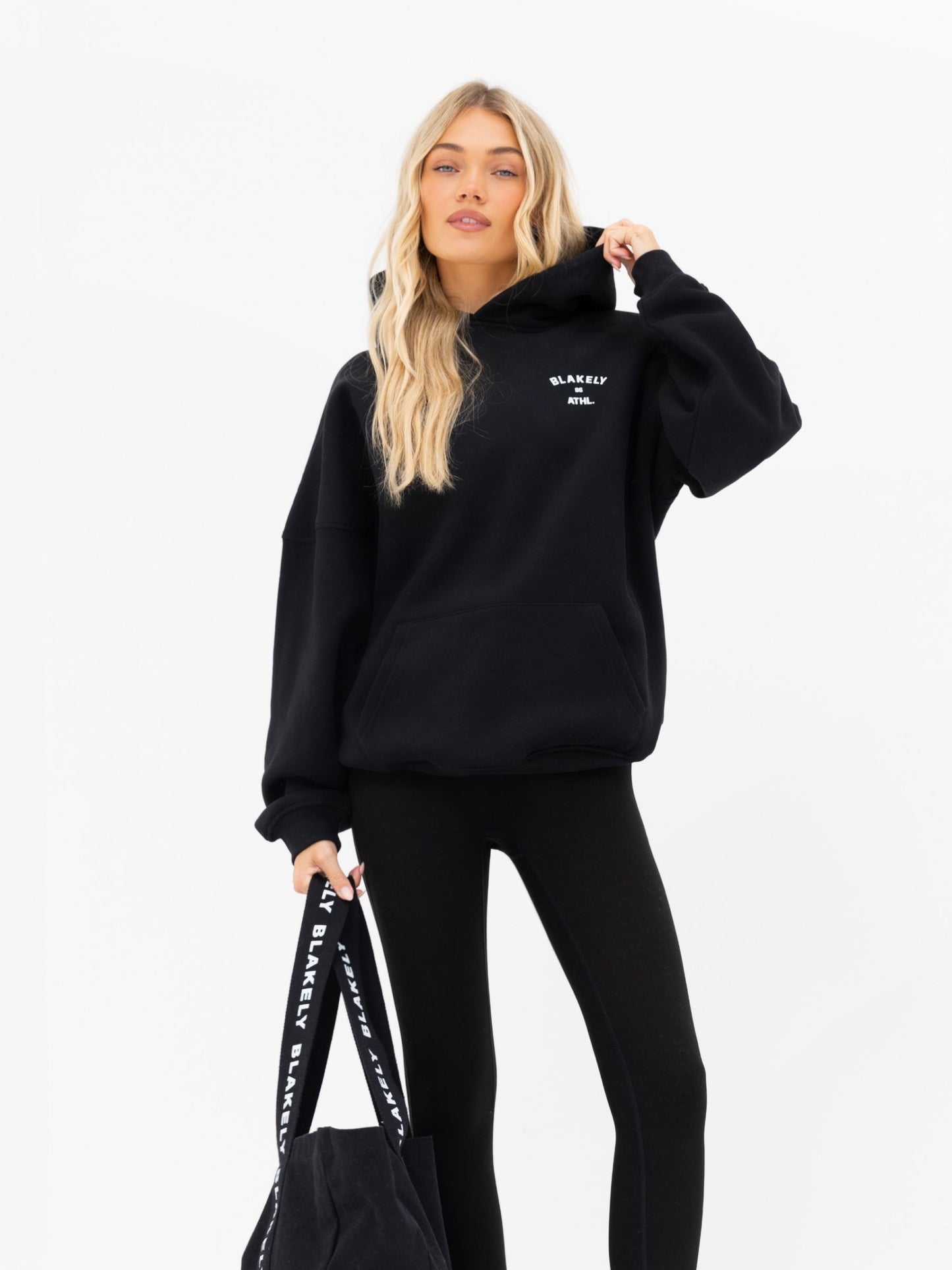 Hallie Oversized Hoodie - Black