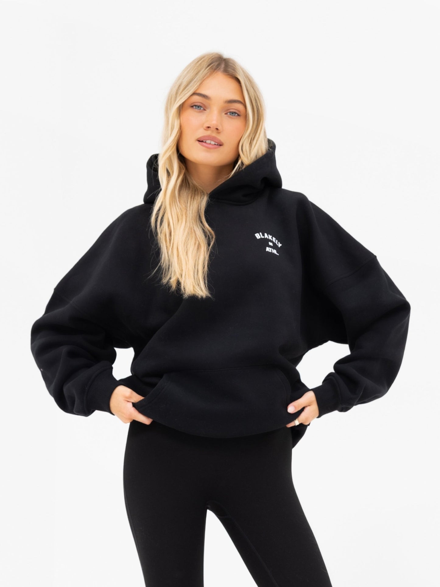 Hallie Oversized Hoodie - Black