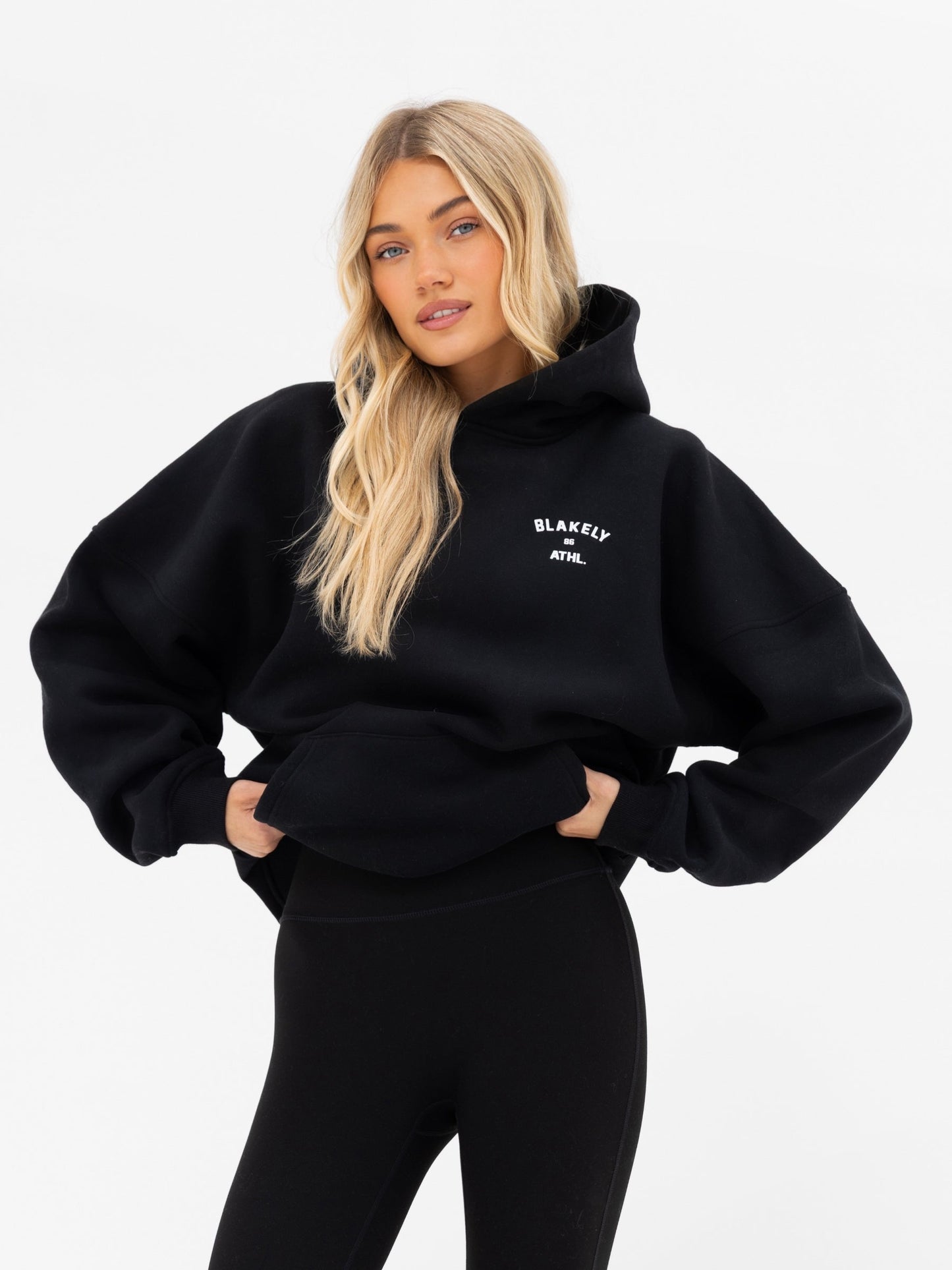 Hallie Oversized Hoodie - Black