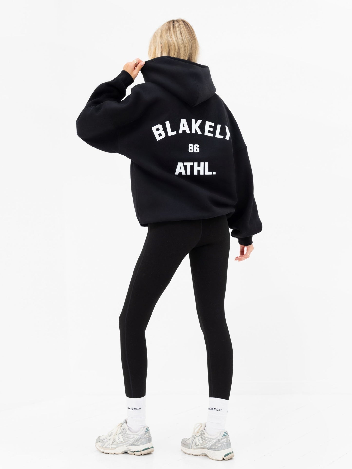 Hallie Oversized Hoodie - Black