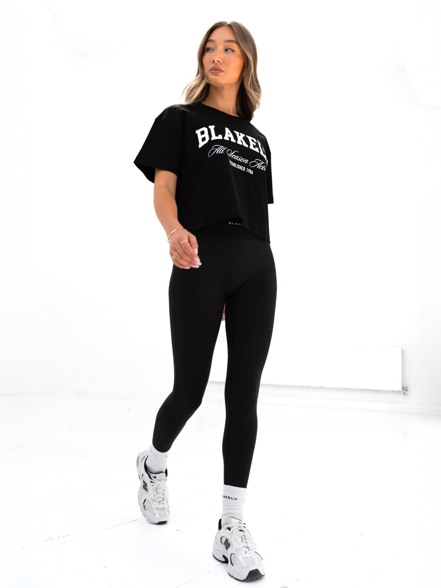 Melrose Cropped T-Shirt - Black