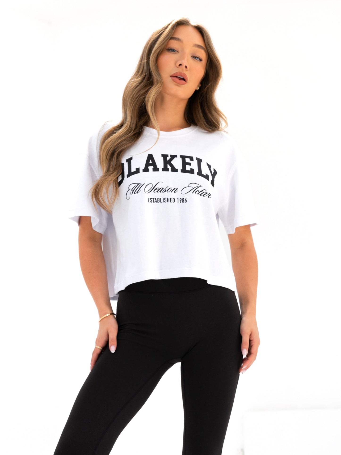 Melrose Cropped T-Shirt - White