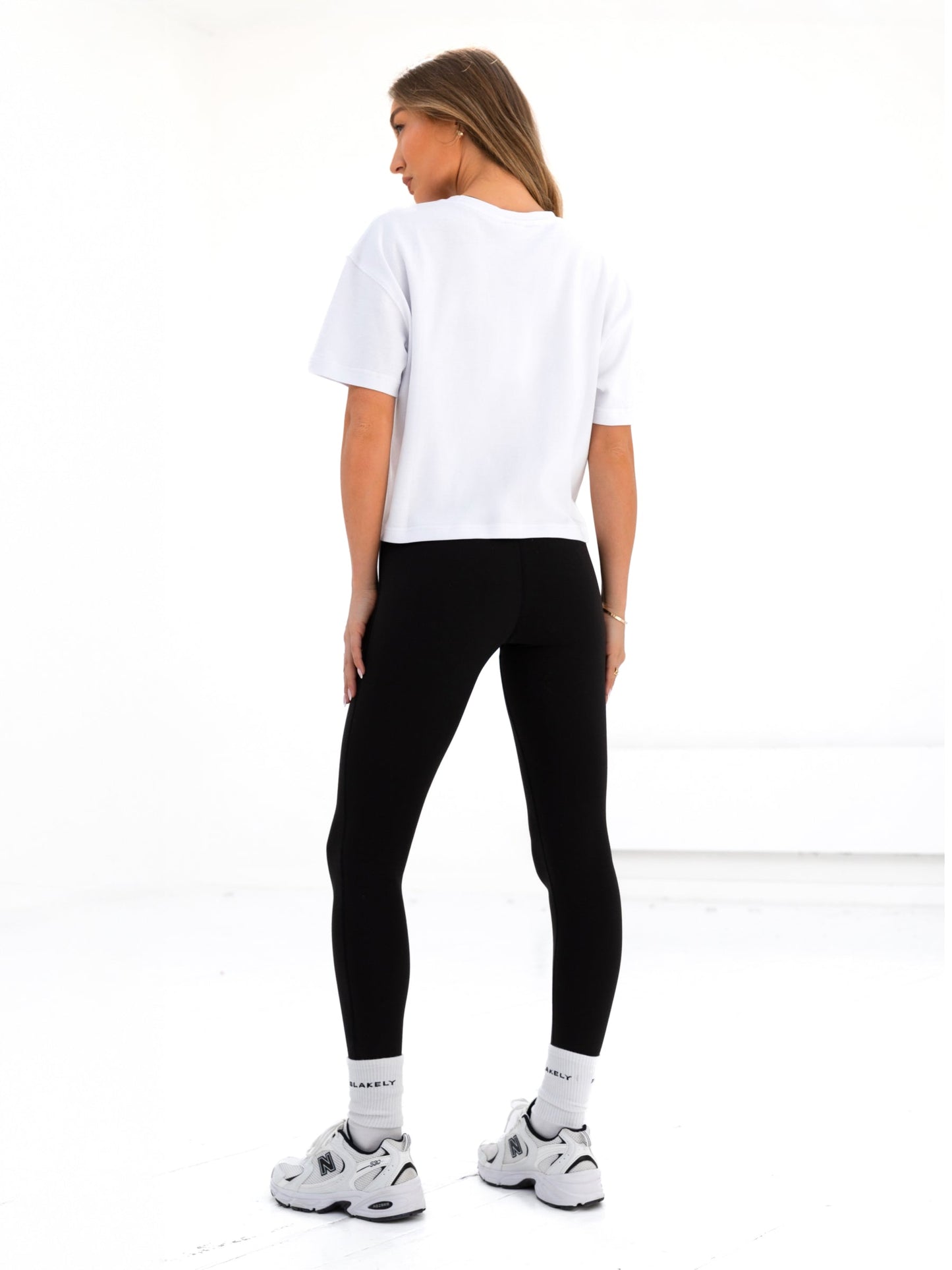 Melrose Cropped T-Shirt - White