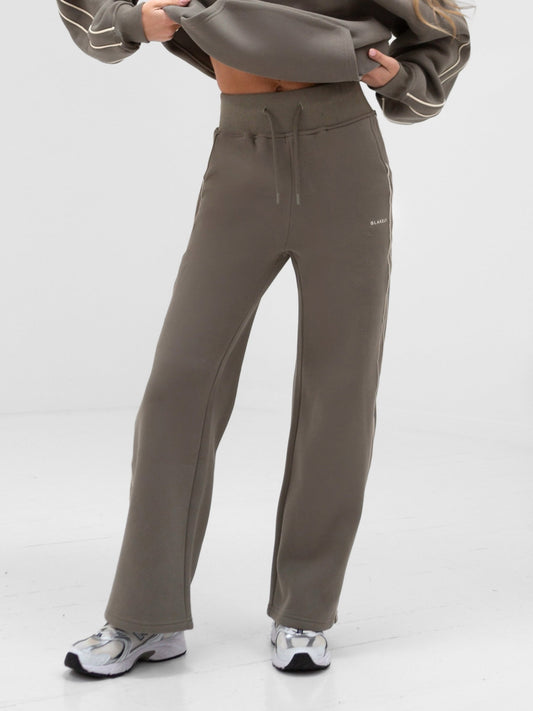 Apex Wide Leg Sweatpants - Safari Green