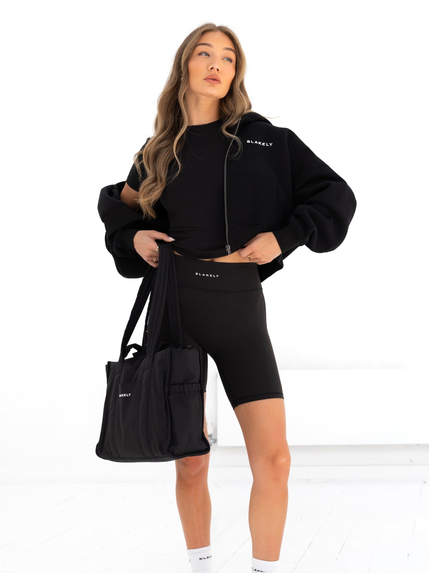 Blakely Full Zip Hoodie - Black