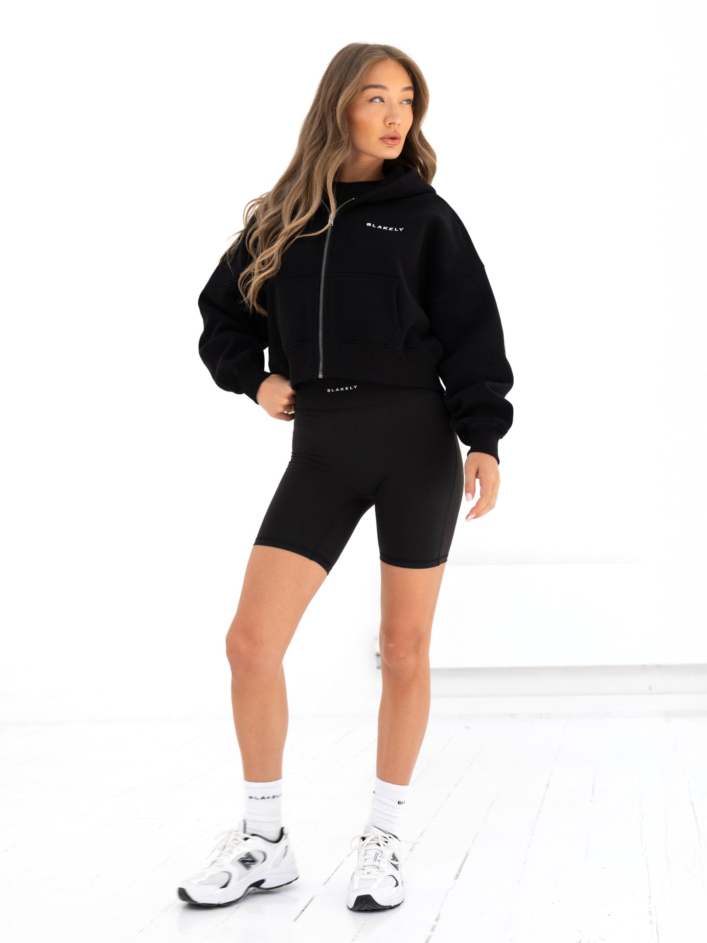 Blakely Full Zip Hoodie - Black