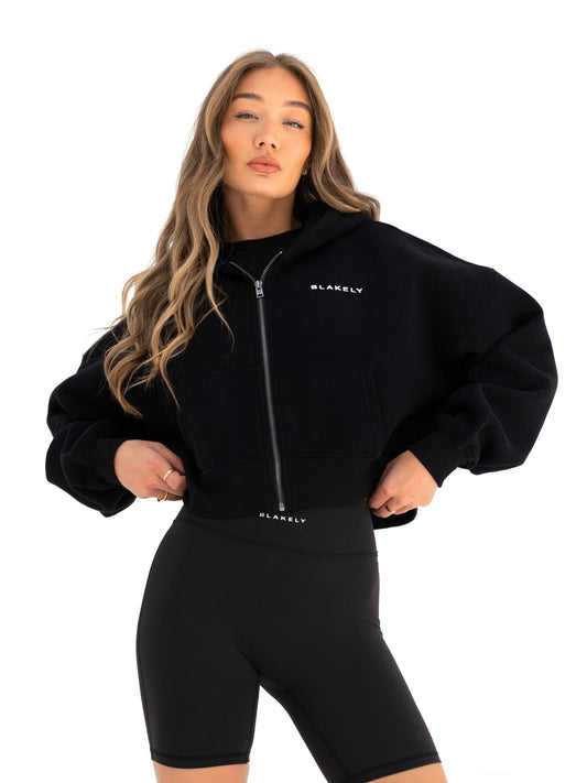Blakely Full Zip Hoodie - Black