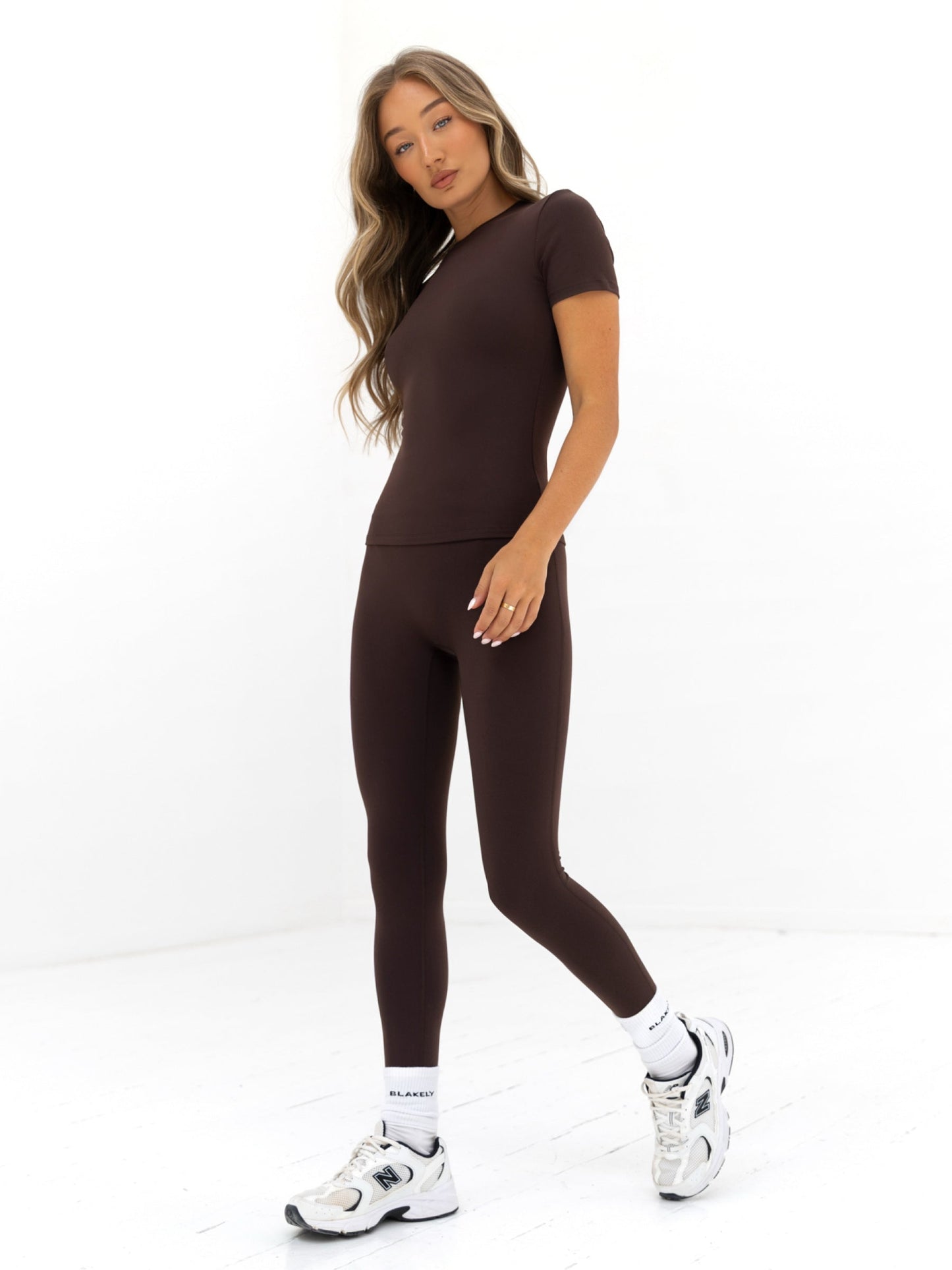 Lucia Baby Tee - Coffee Bean