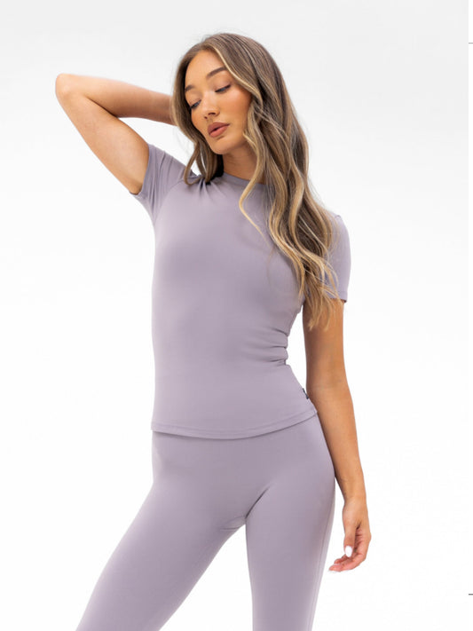 Lucia Baby Tee - Soft Purple