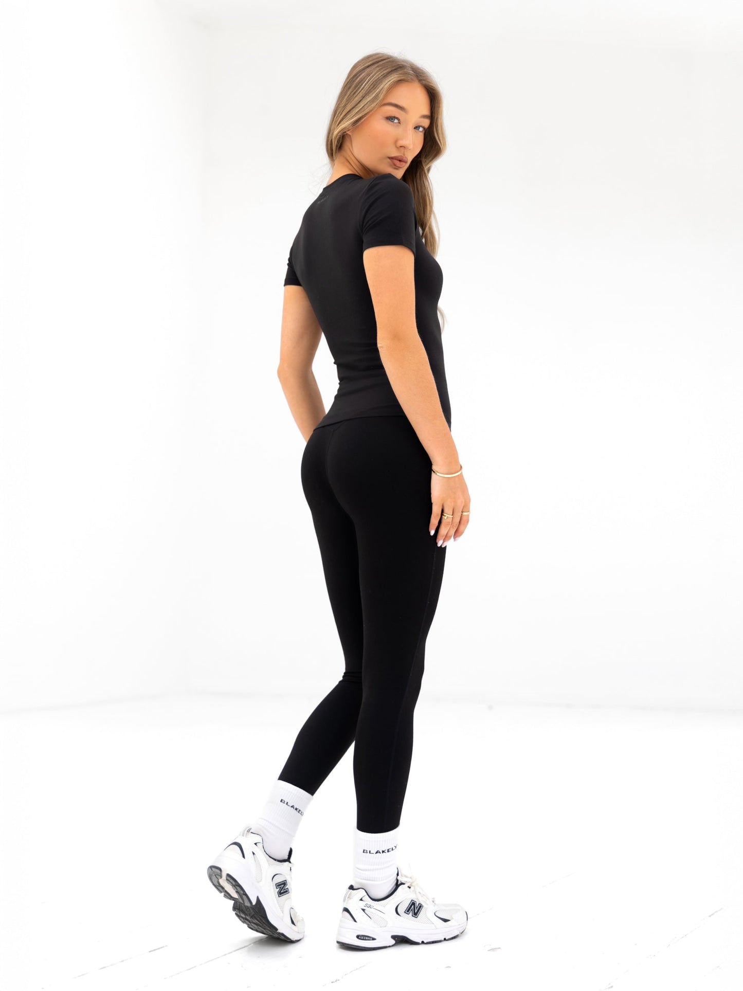 Lucia Baby Tee - Black