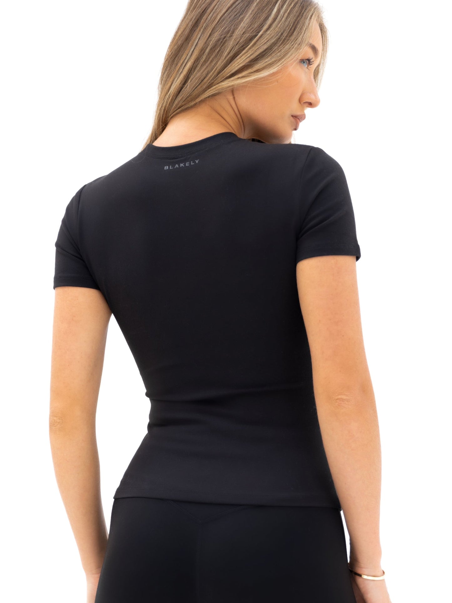 Lucia Baby Tee - Black