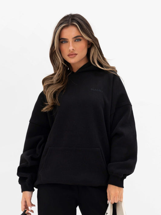 Isla Oversized Hoodie - Black