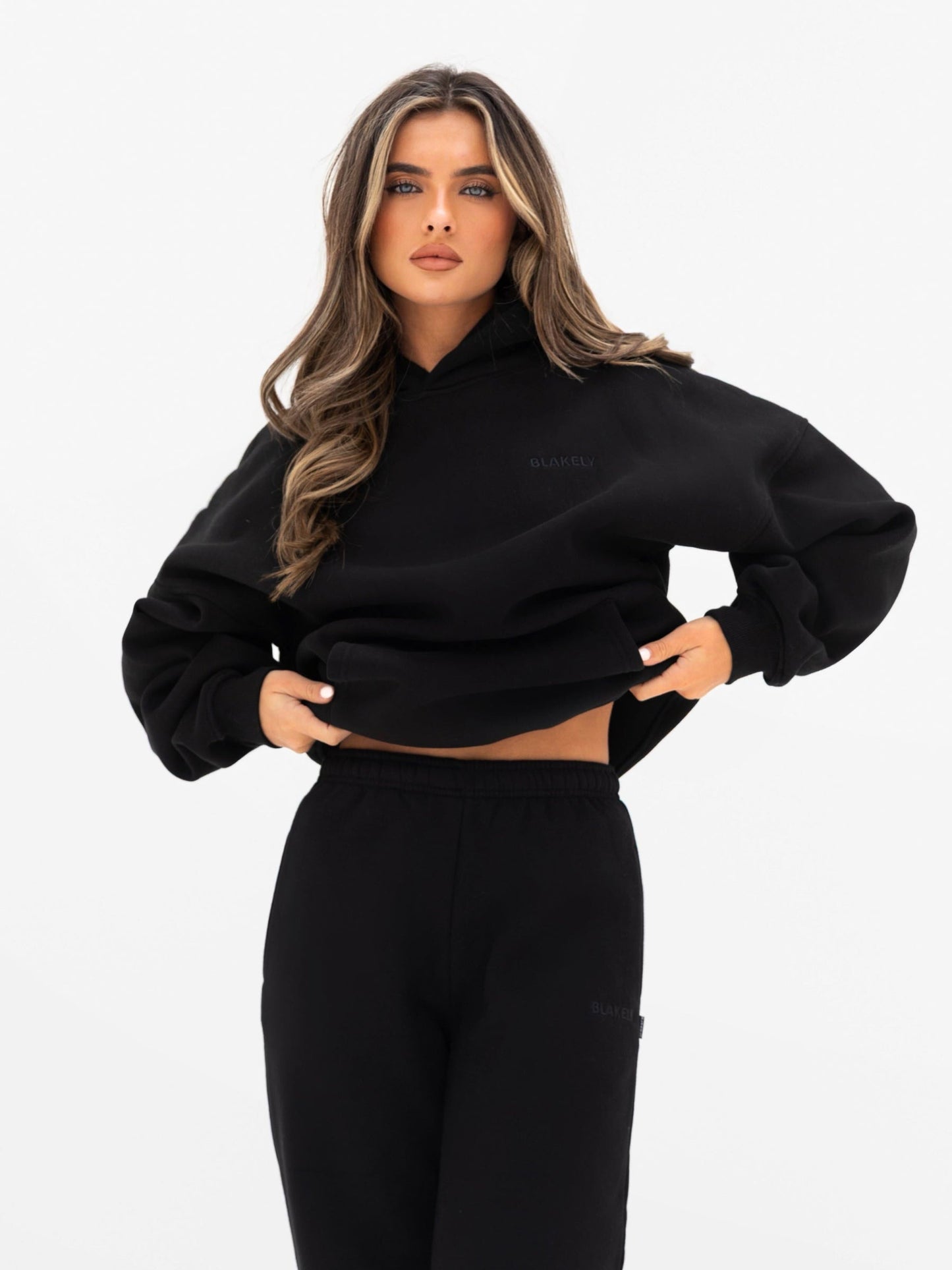 Isla Oversized Hoodie - Black