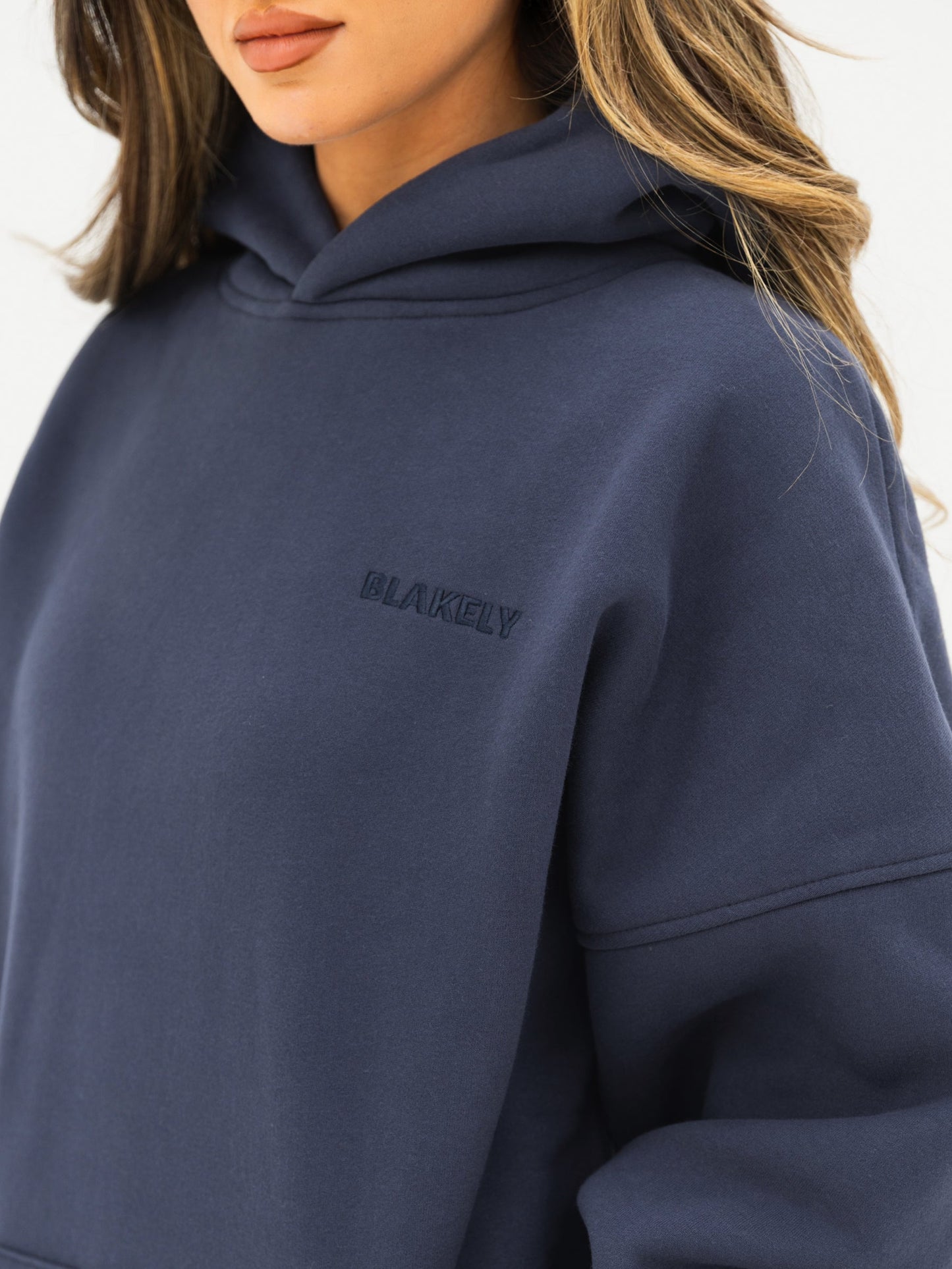 Isla Oversized Hoodie - True Navy