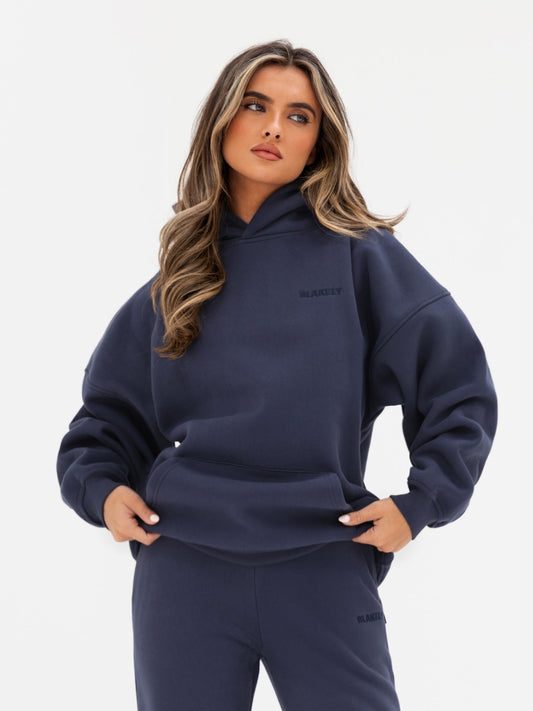 Isla Oversized Hoodie - True Navy