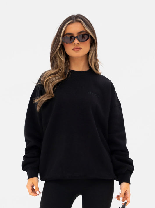 Isla Oversized Sweater - Black