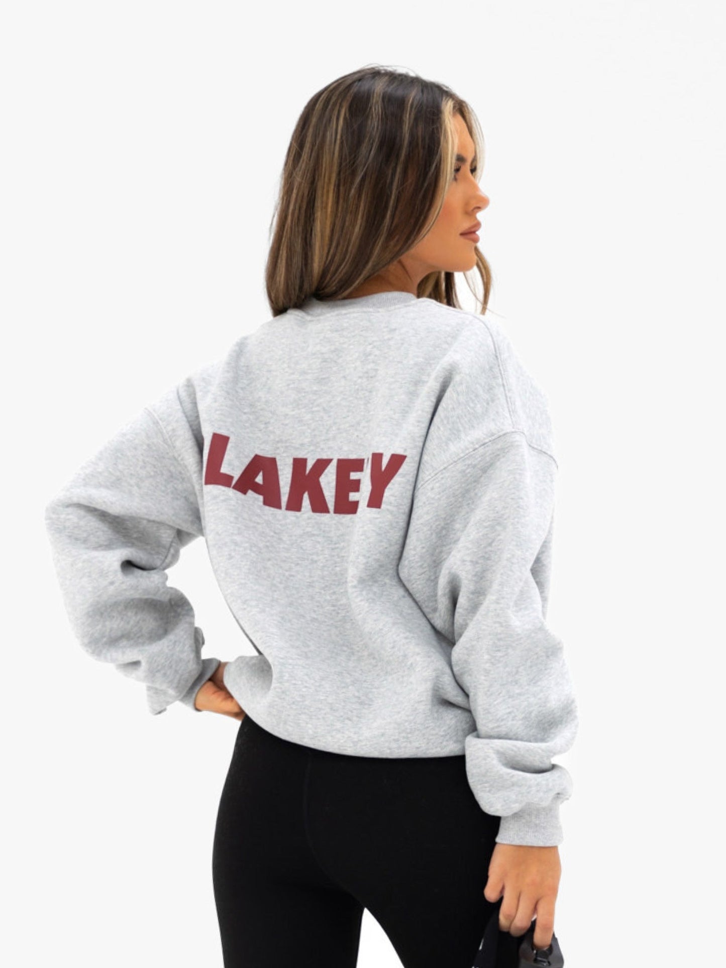 Kayla Oversized Sweater - Marl Grey