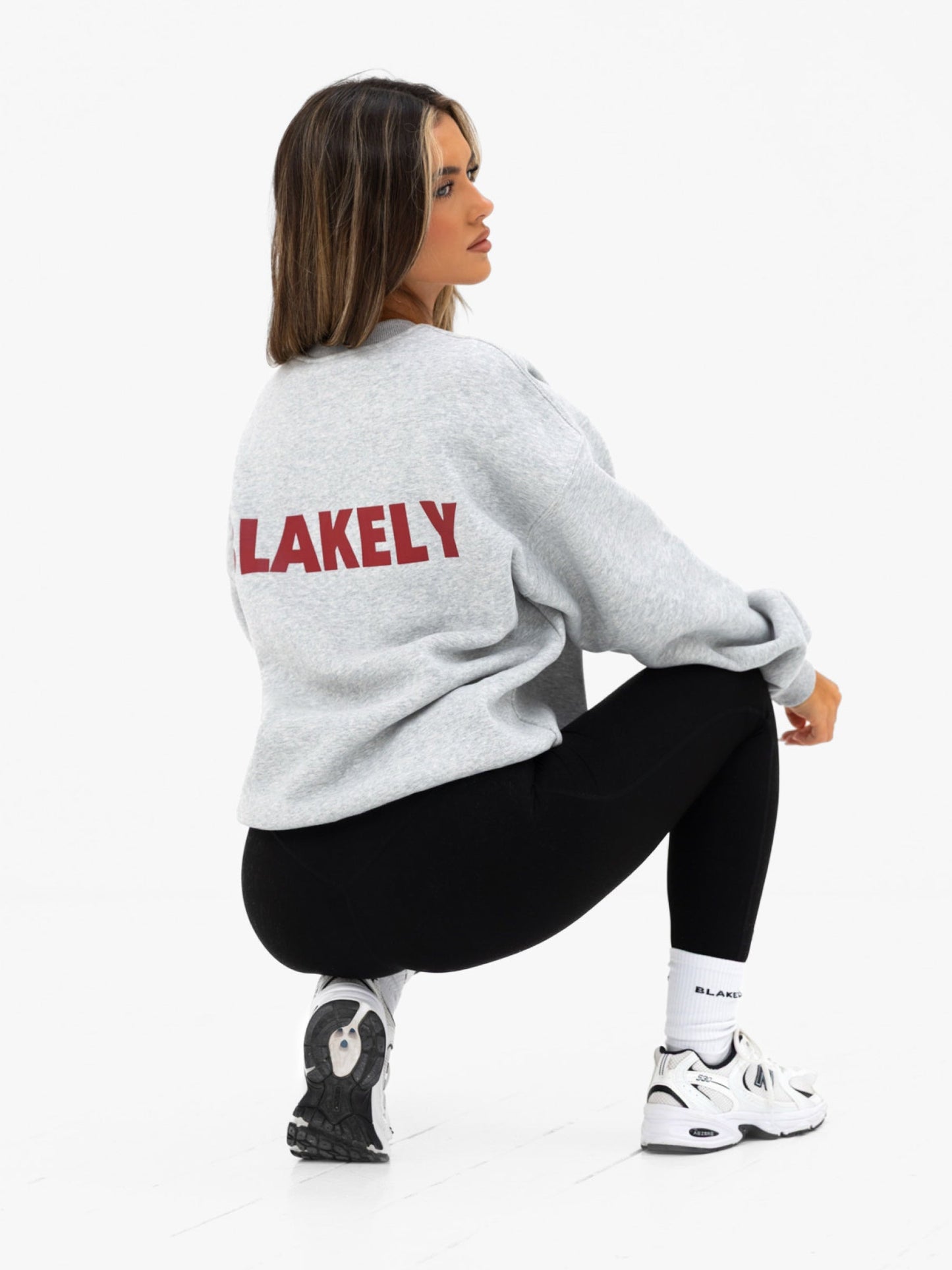 Kayla Oversized Sweater - Marl Grey