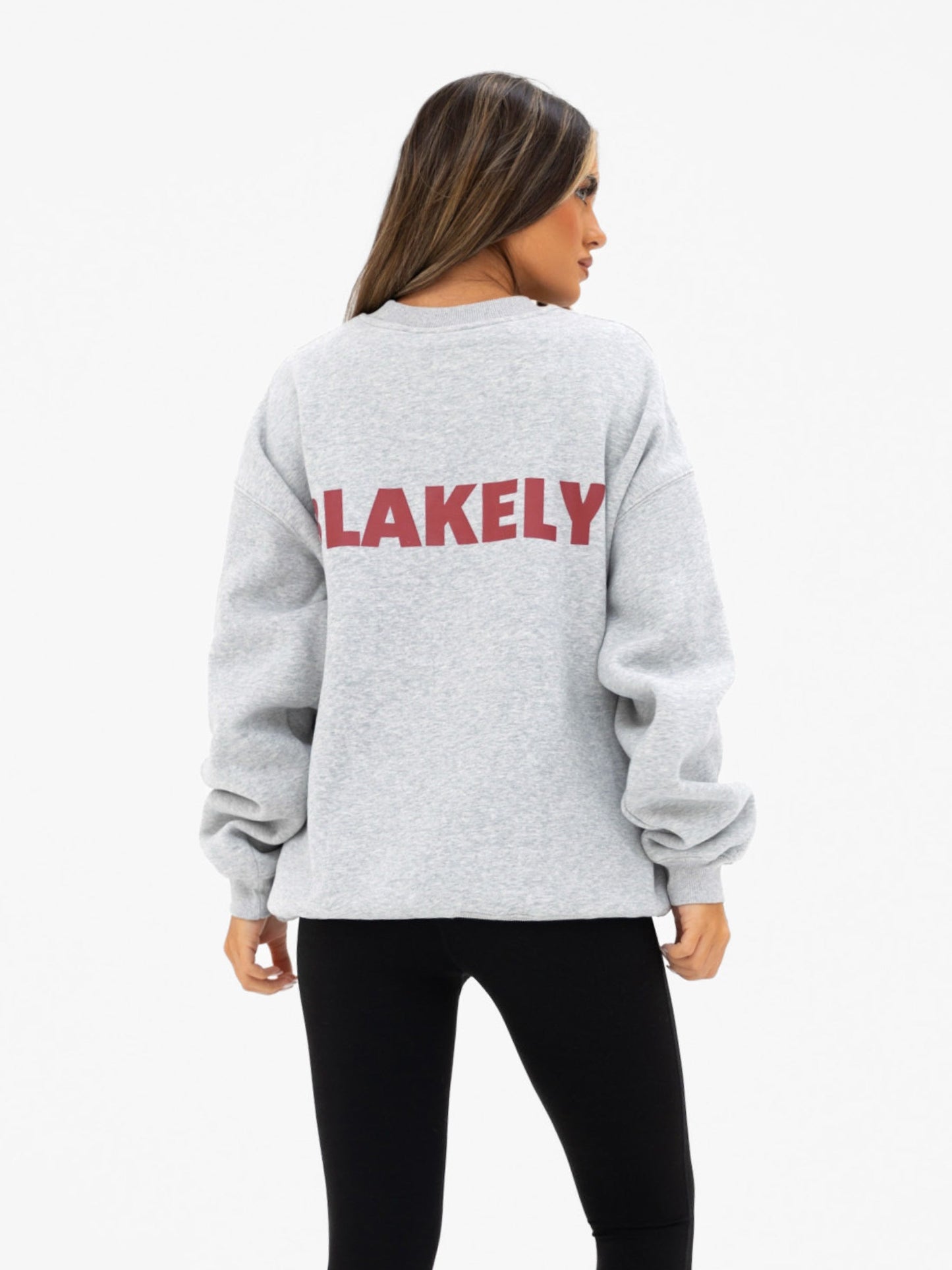 Kayla Oversized Sweater - Marl Grey