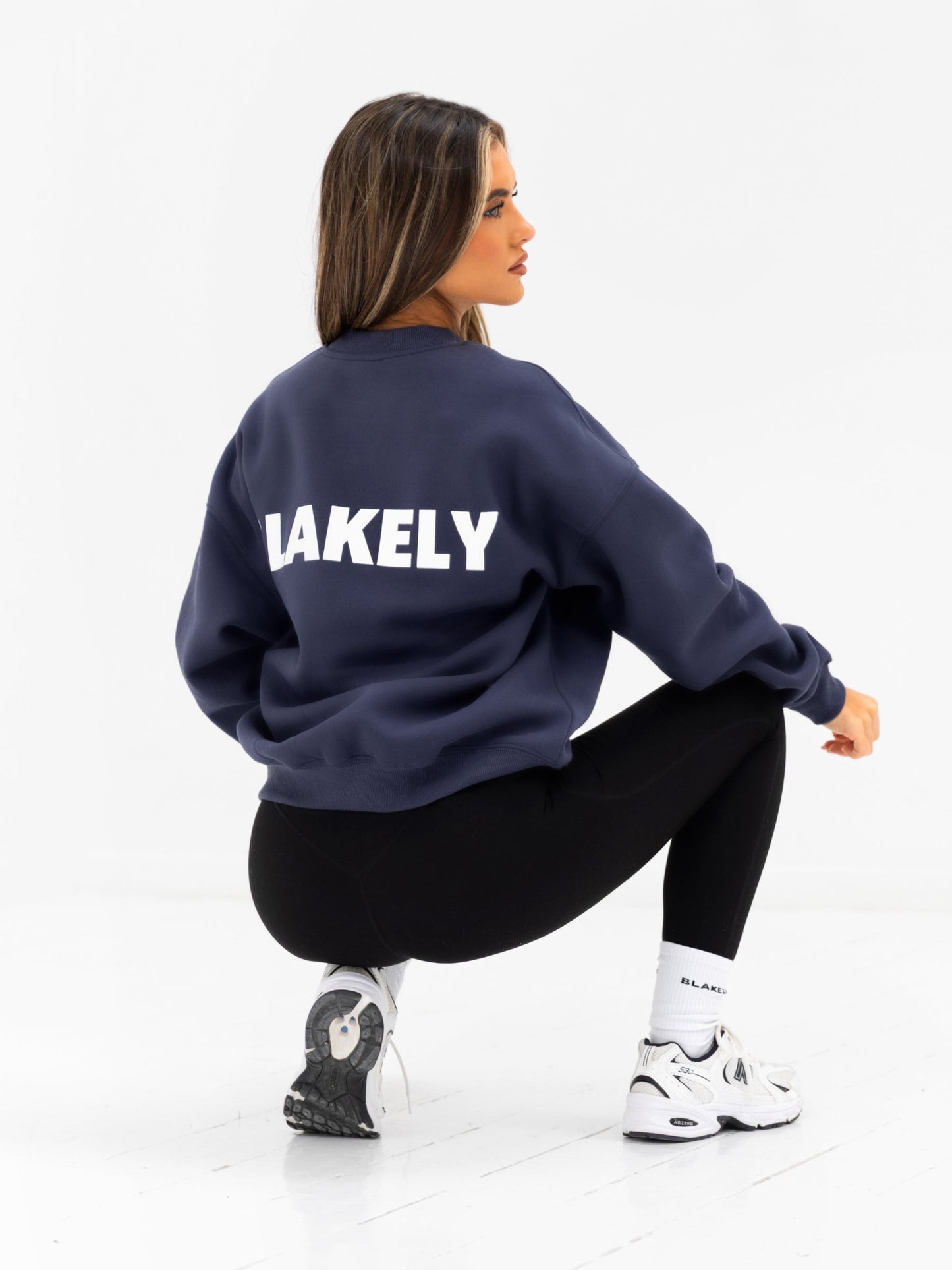 Kayla Oversized Sweater - True Navy