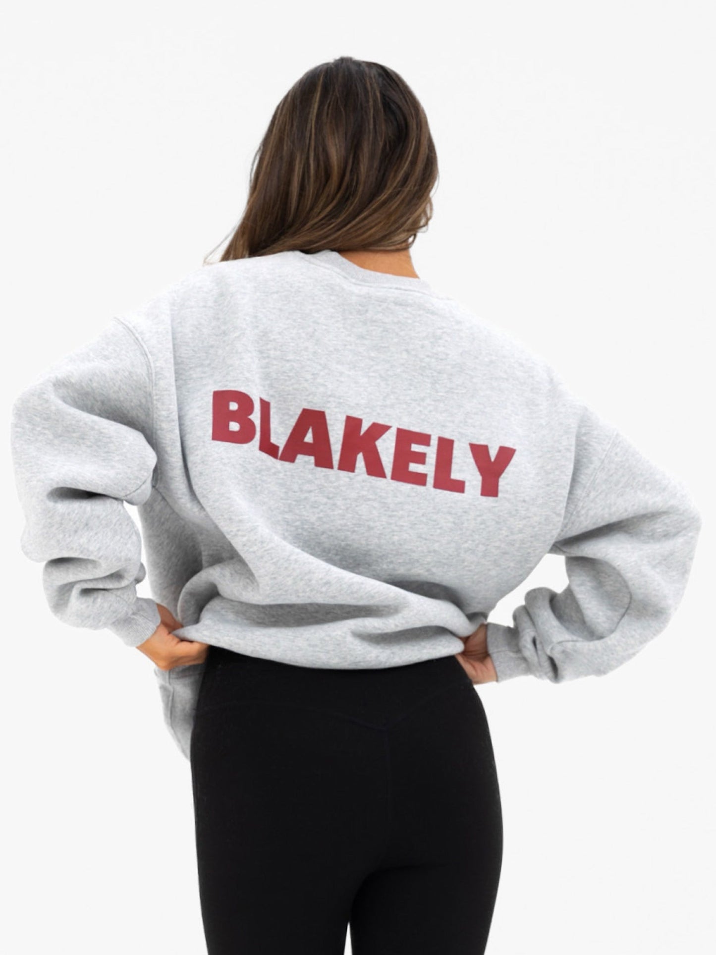 Kayla Oversized Sweater - Marl Grey