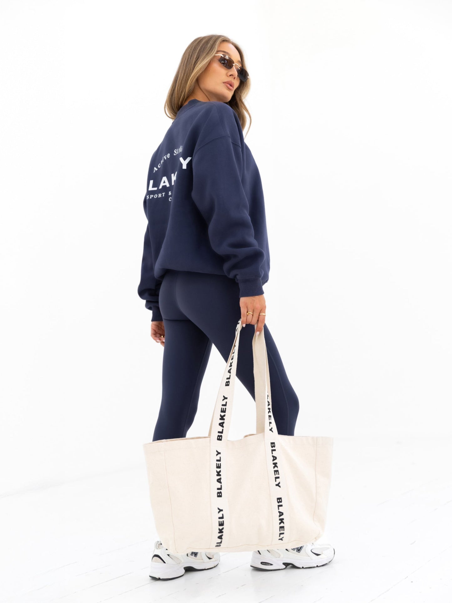 Active Studios Oversized Sweater - True Navy