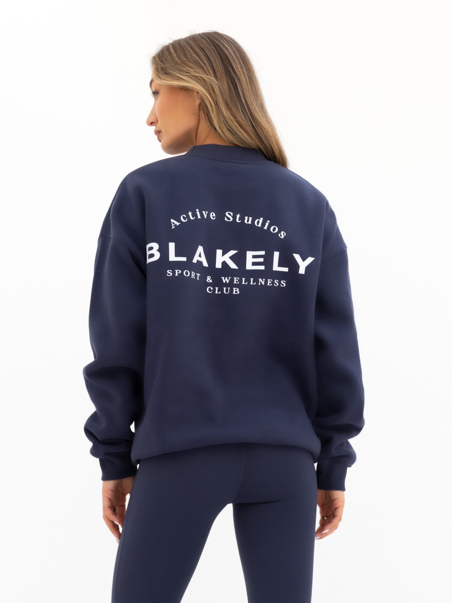 Active Studios Oversized Sweater - True Navy