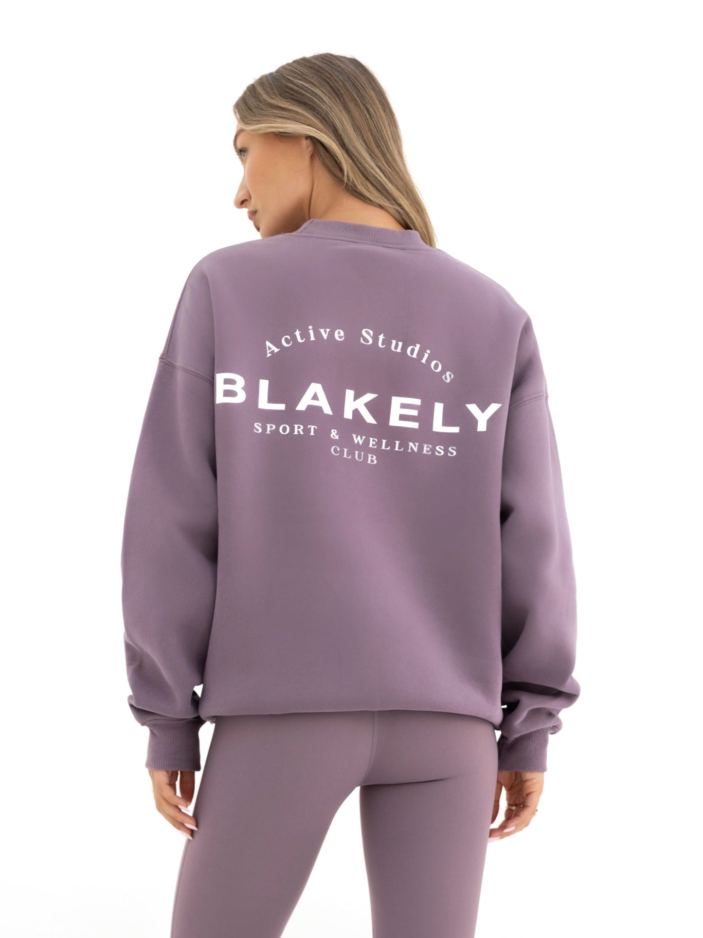 Active Studios Oversized Sweater - Grape