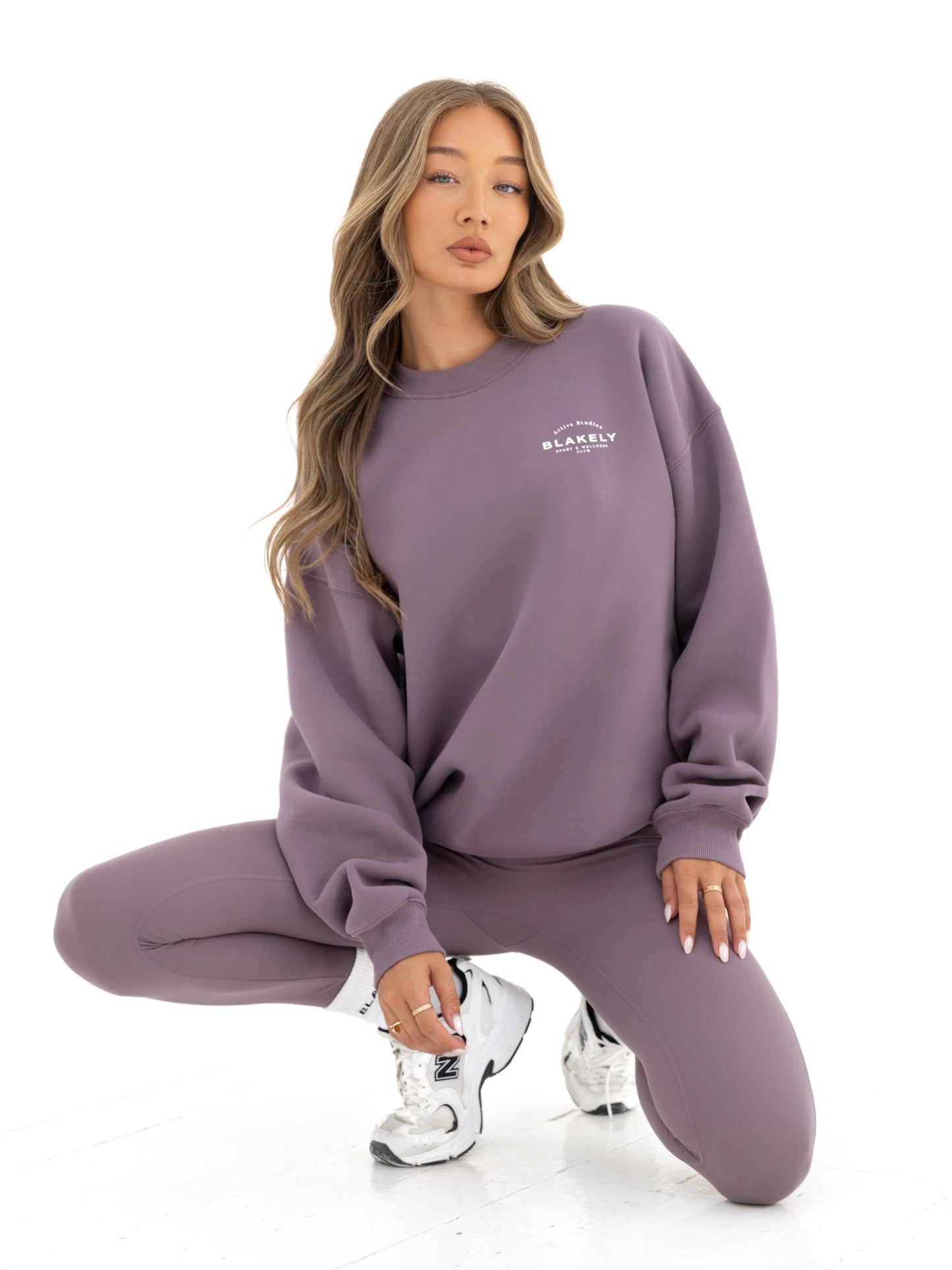 Active Studios Oversized Sweater - Grape
