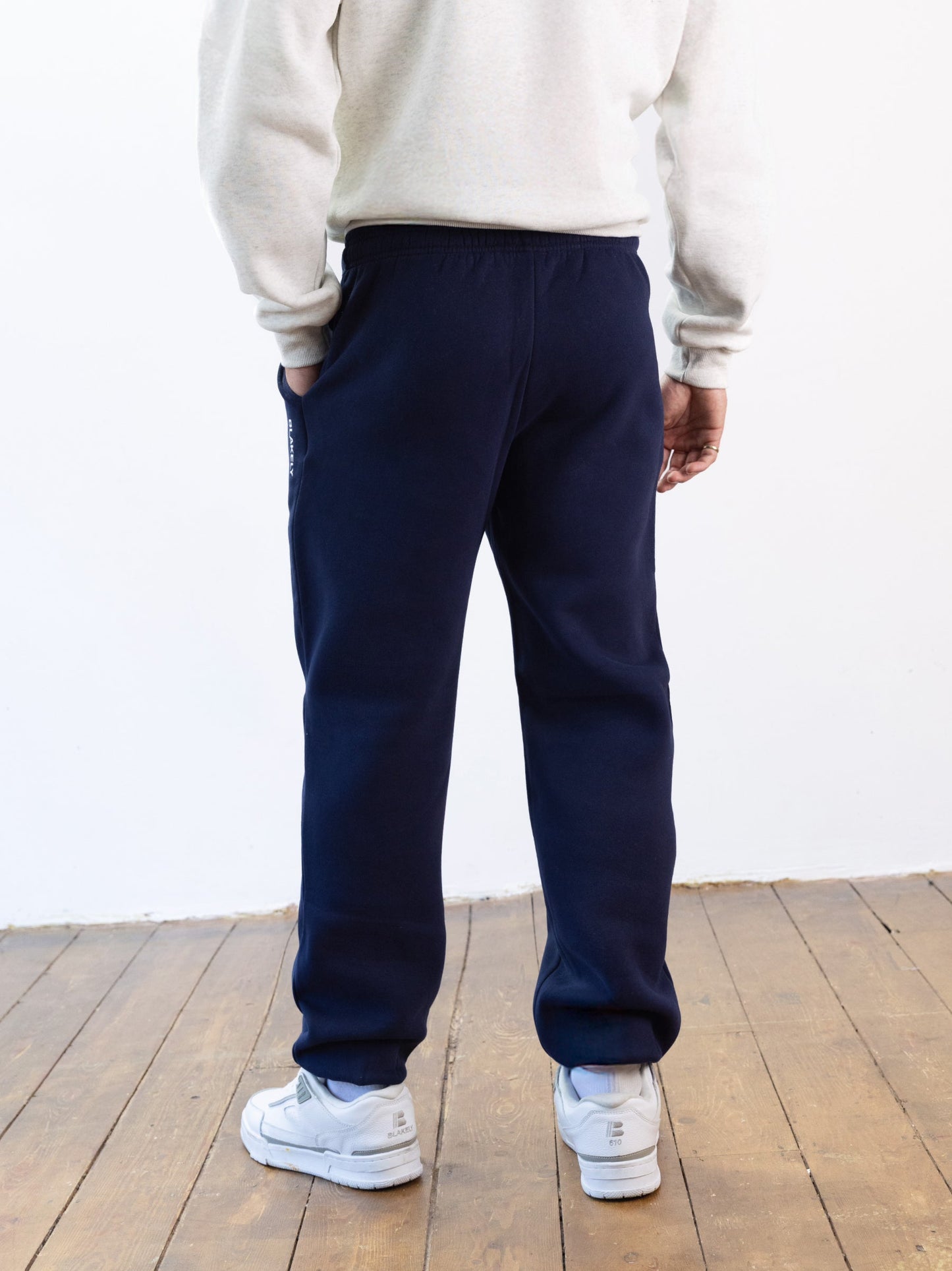 Italic Linear Relaxed Sweatpants - Navy