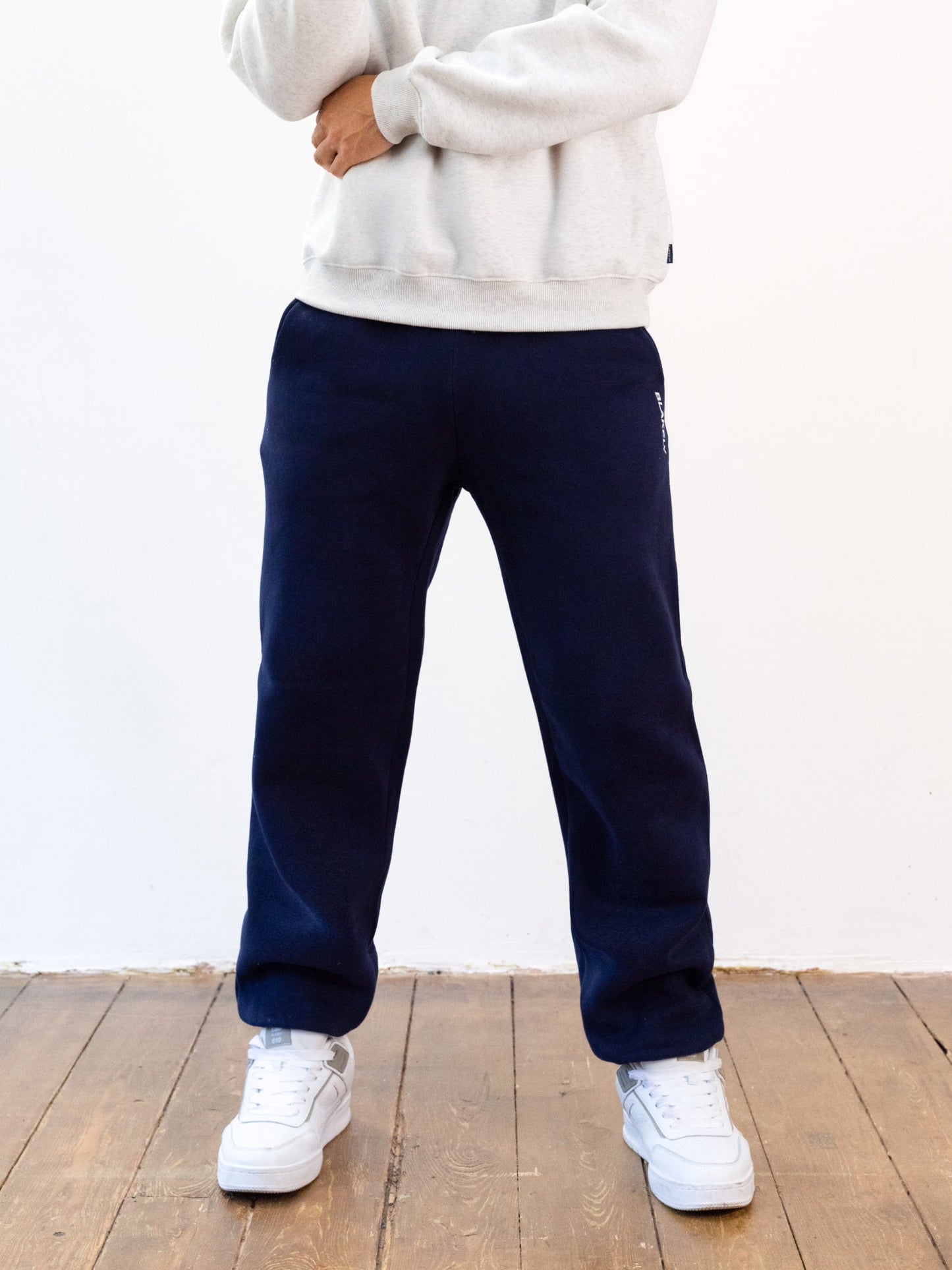 Italic Linear Relaxed Sweatpants - Navy