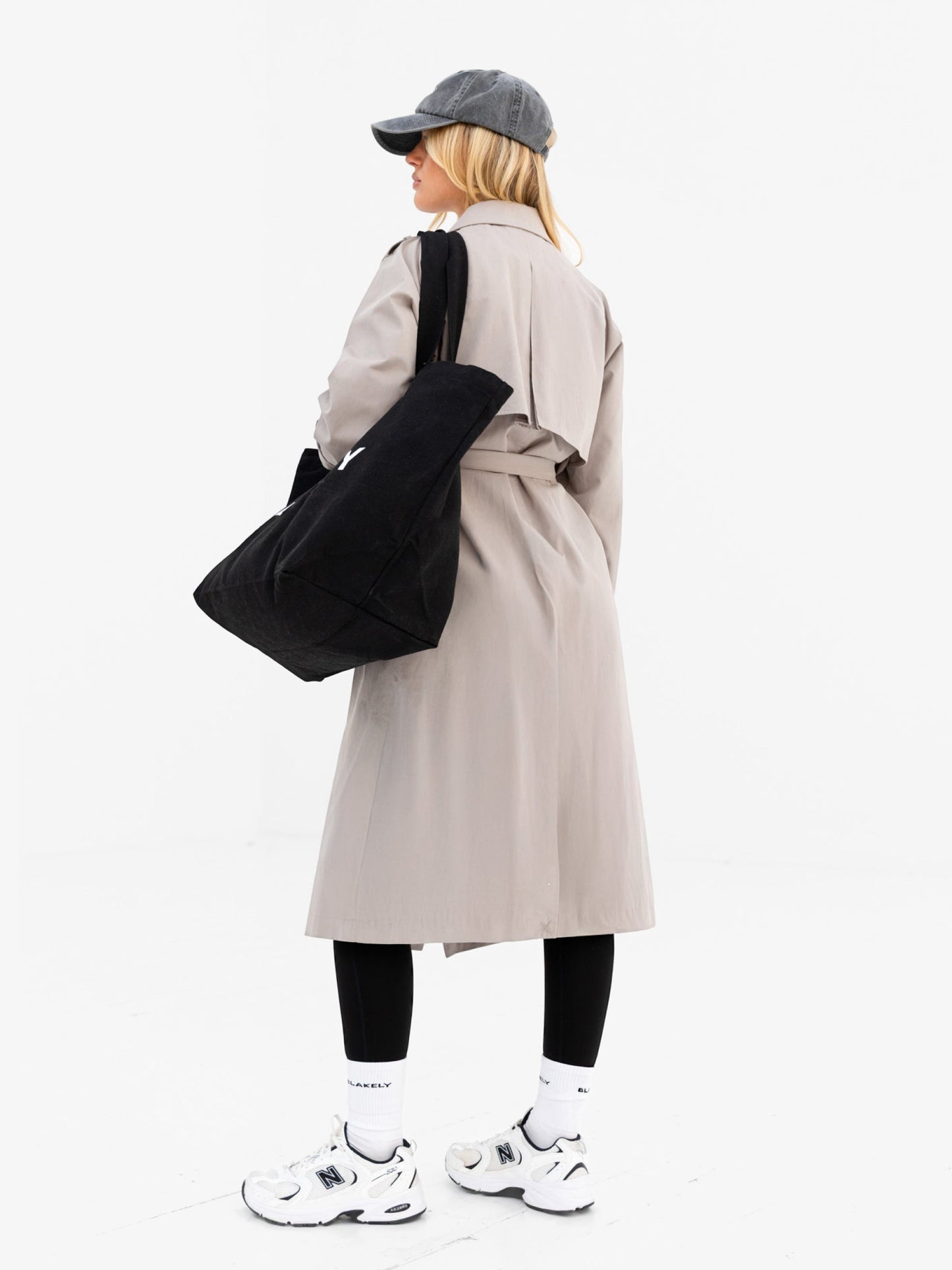 Amara Trench Coat - Stone
