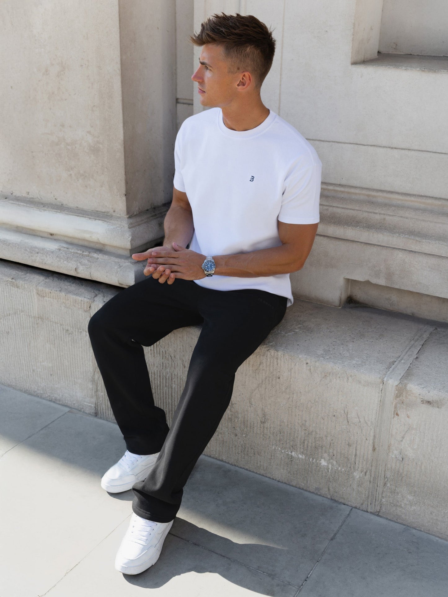 Declan Relaxed Sweatpants - Black