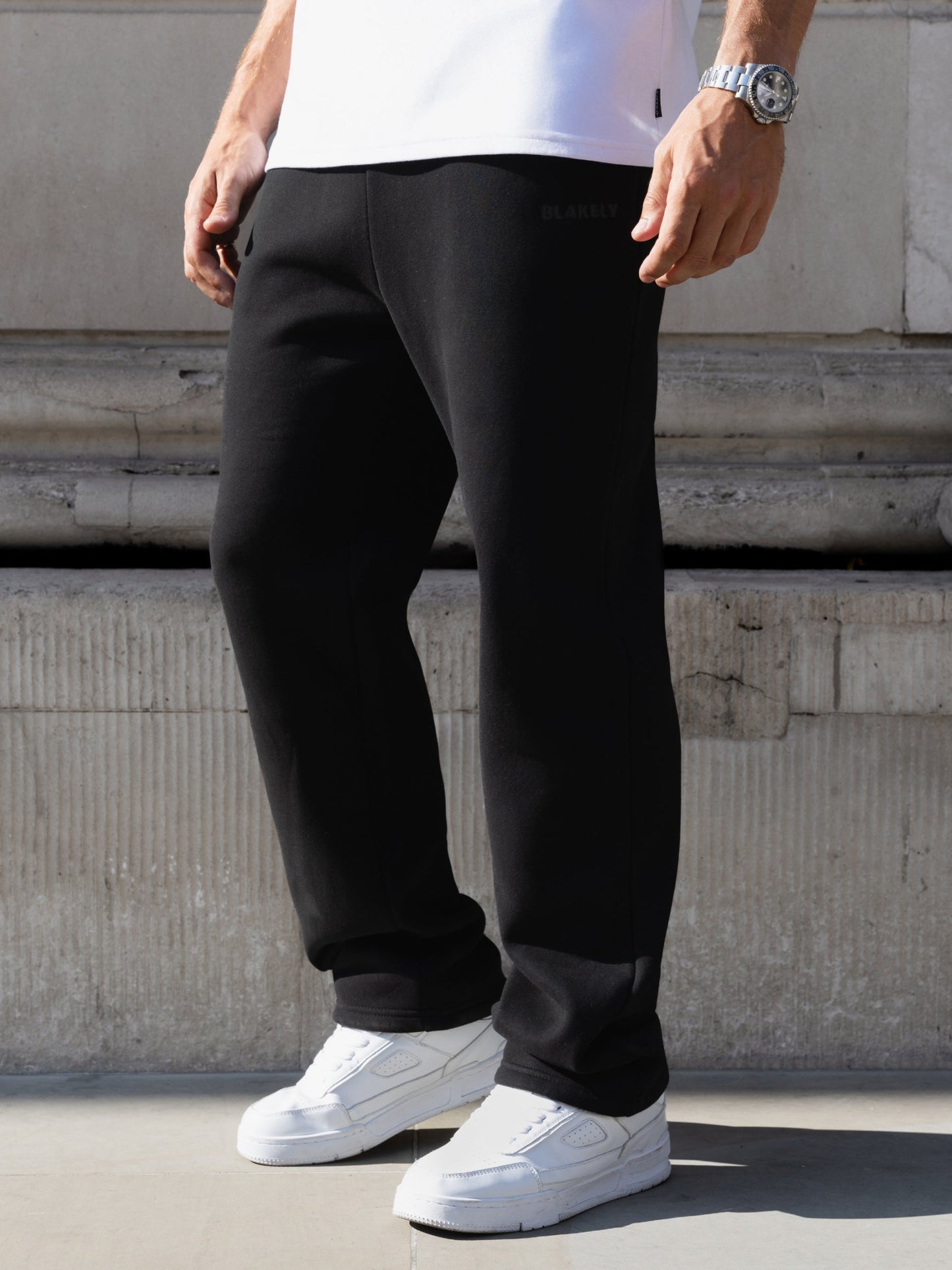 Declan Relaxed Sweatpants - Black