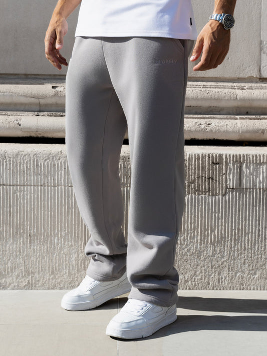 Declan Relaxed Sweatpants - Mid Grey