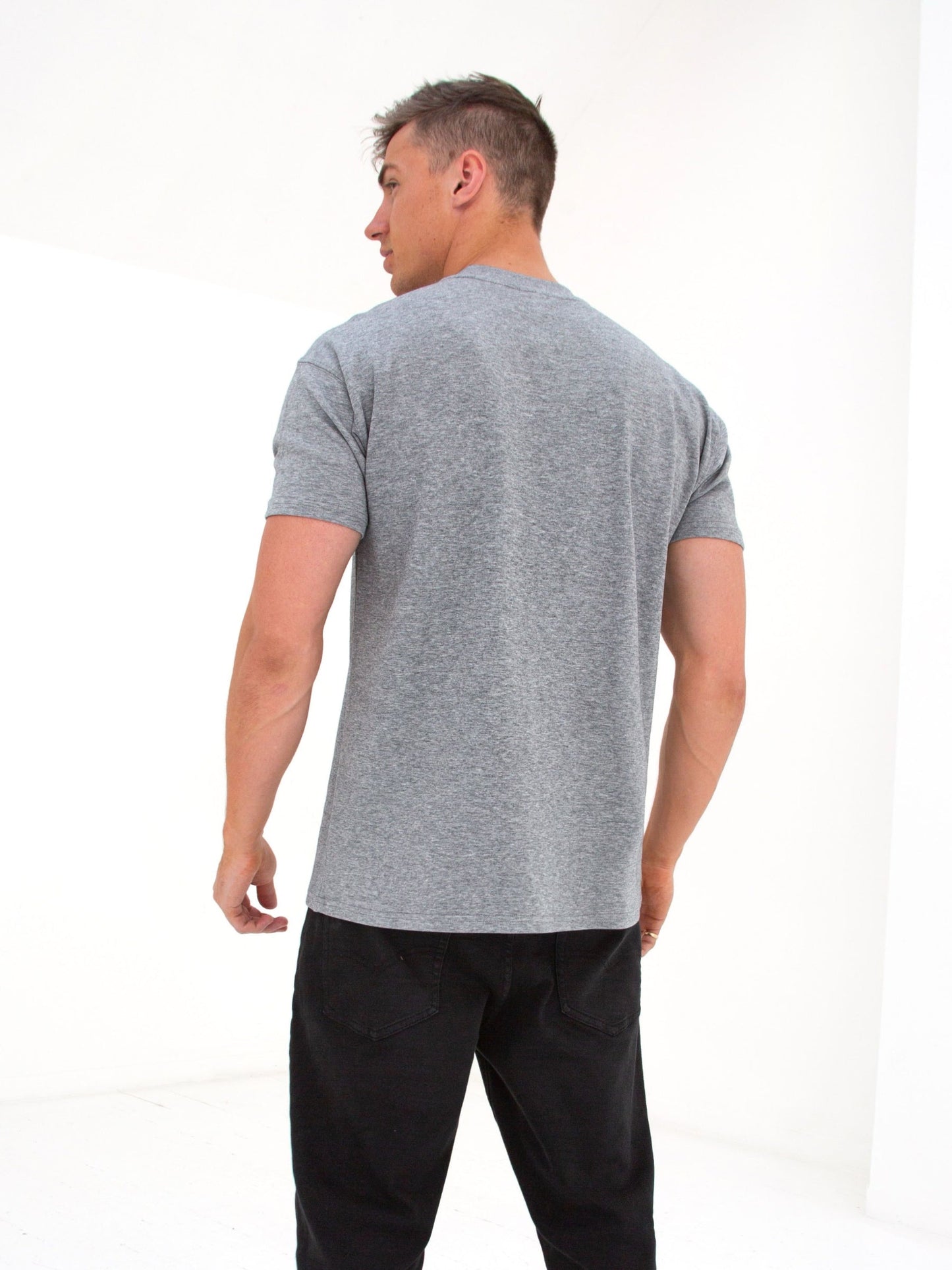 Anchor Relaxed T-Shirt - Marl Grey
