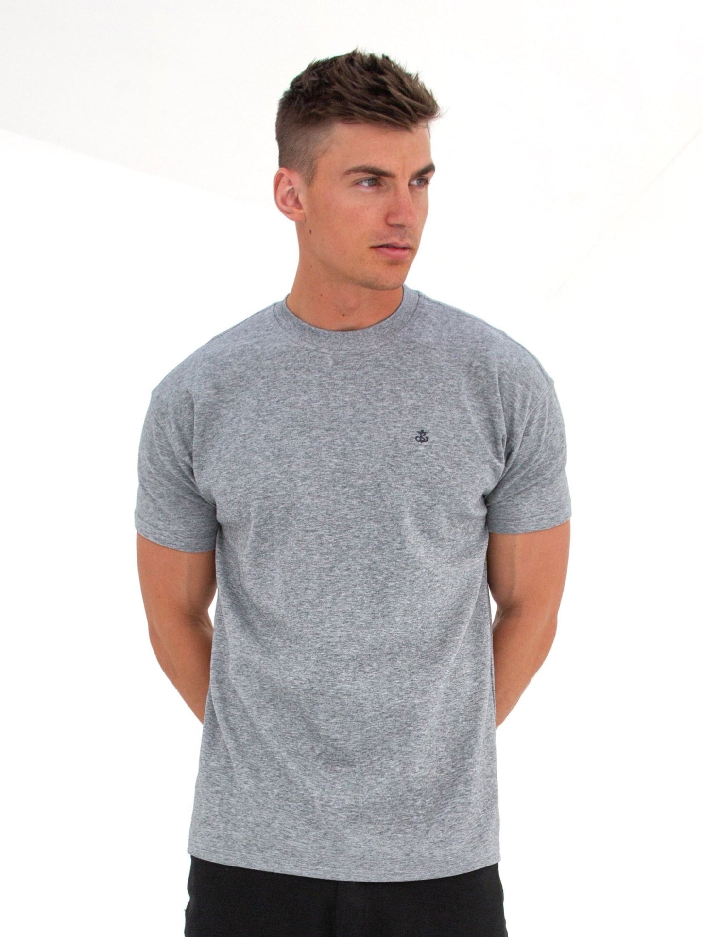 Anchor Relaxed T-Shirt - Marl Grey