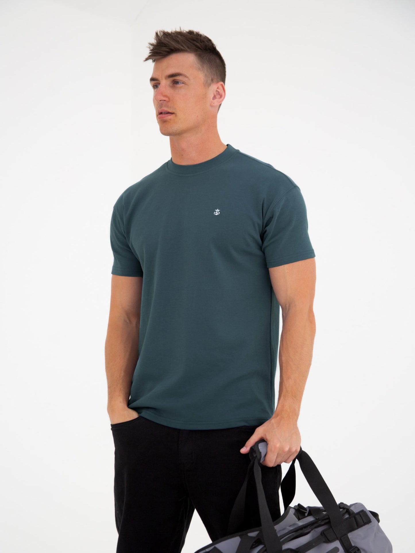 Anchor Relaxed T-Shirt - Teal Green