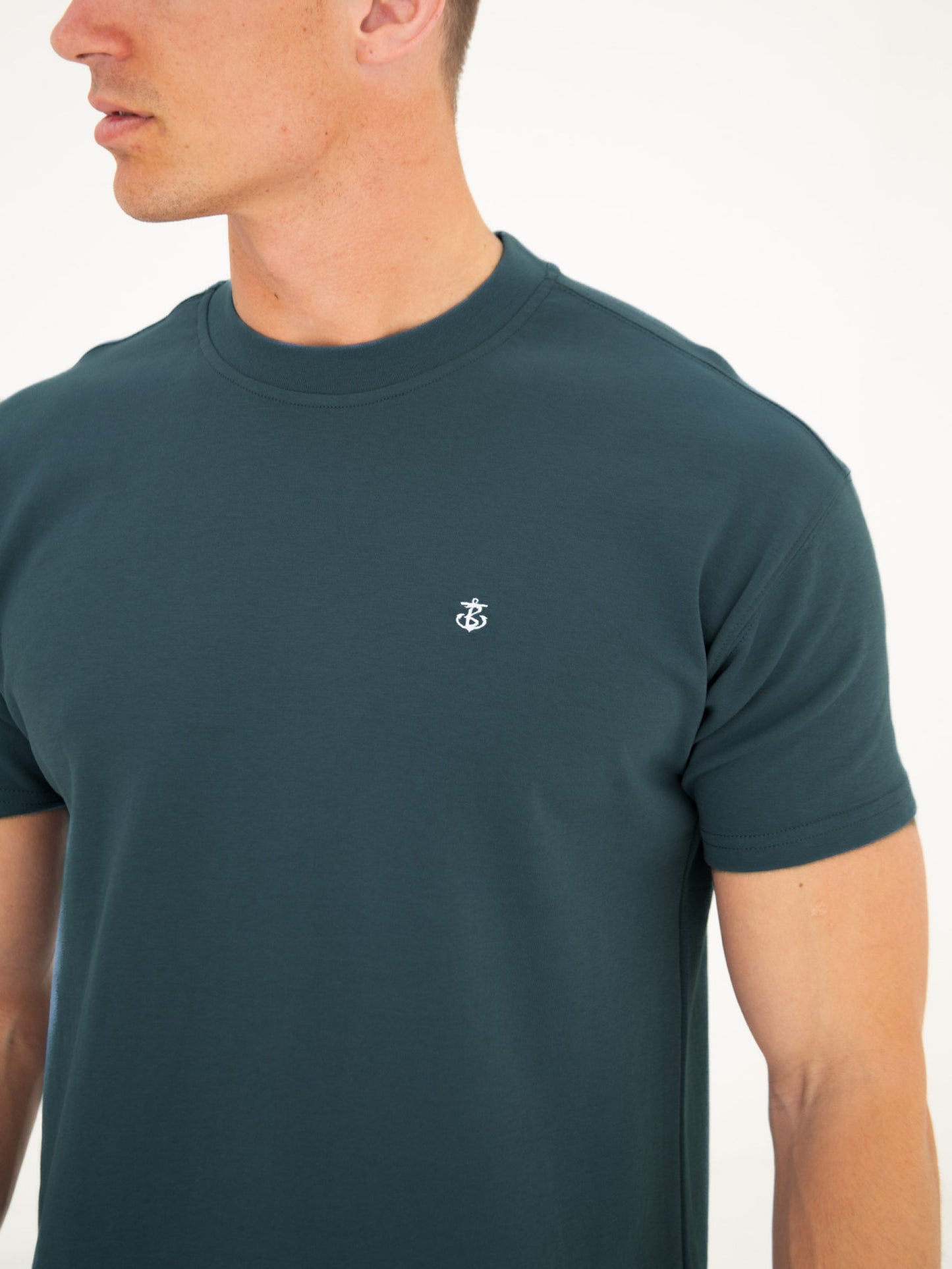 Anchor Relaxed T-Shirt - Teal Green