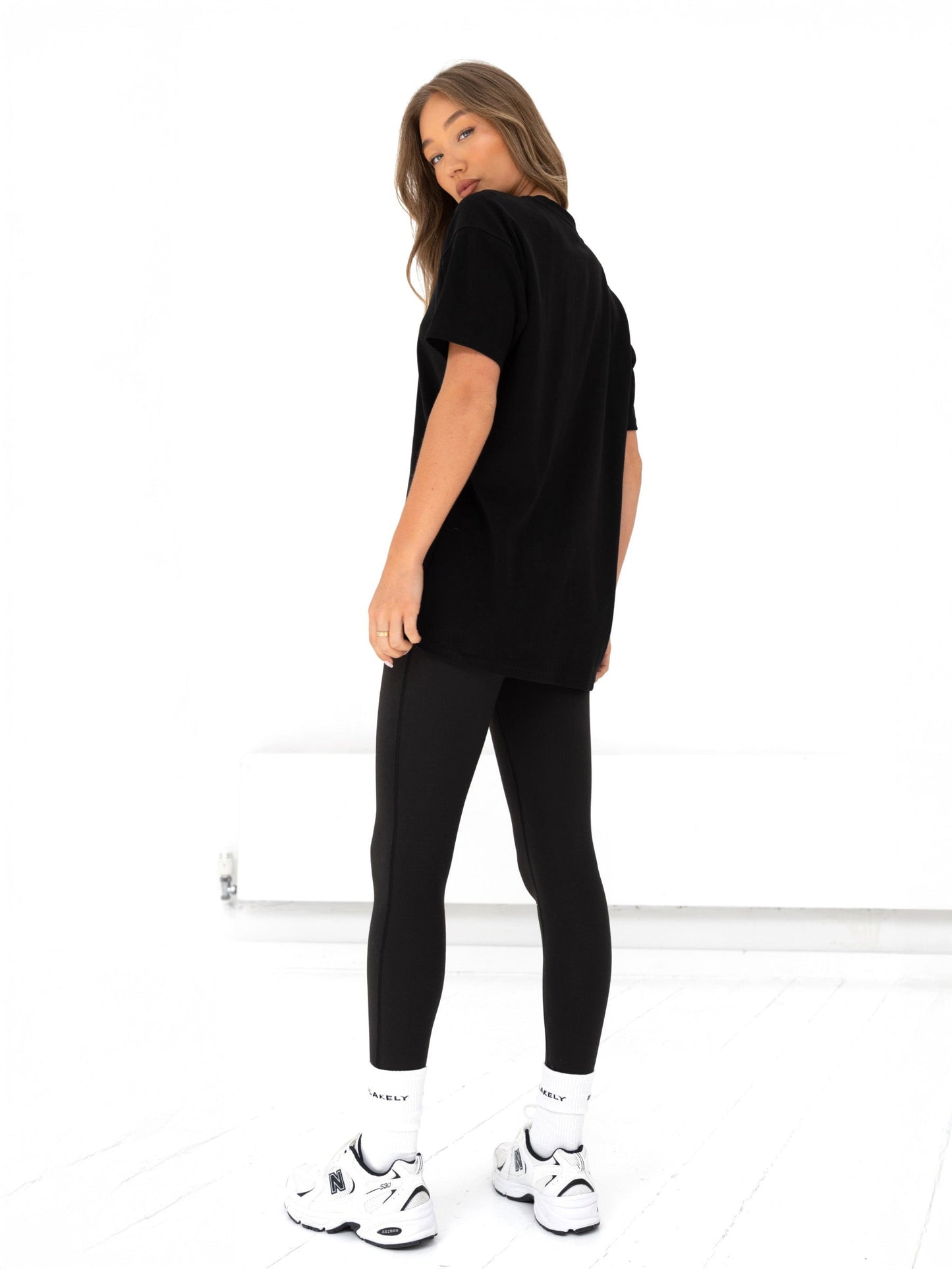 Olivia Oversized T-Shirt - Black