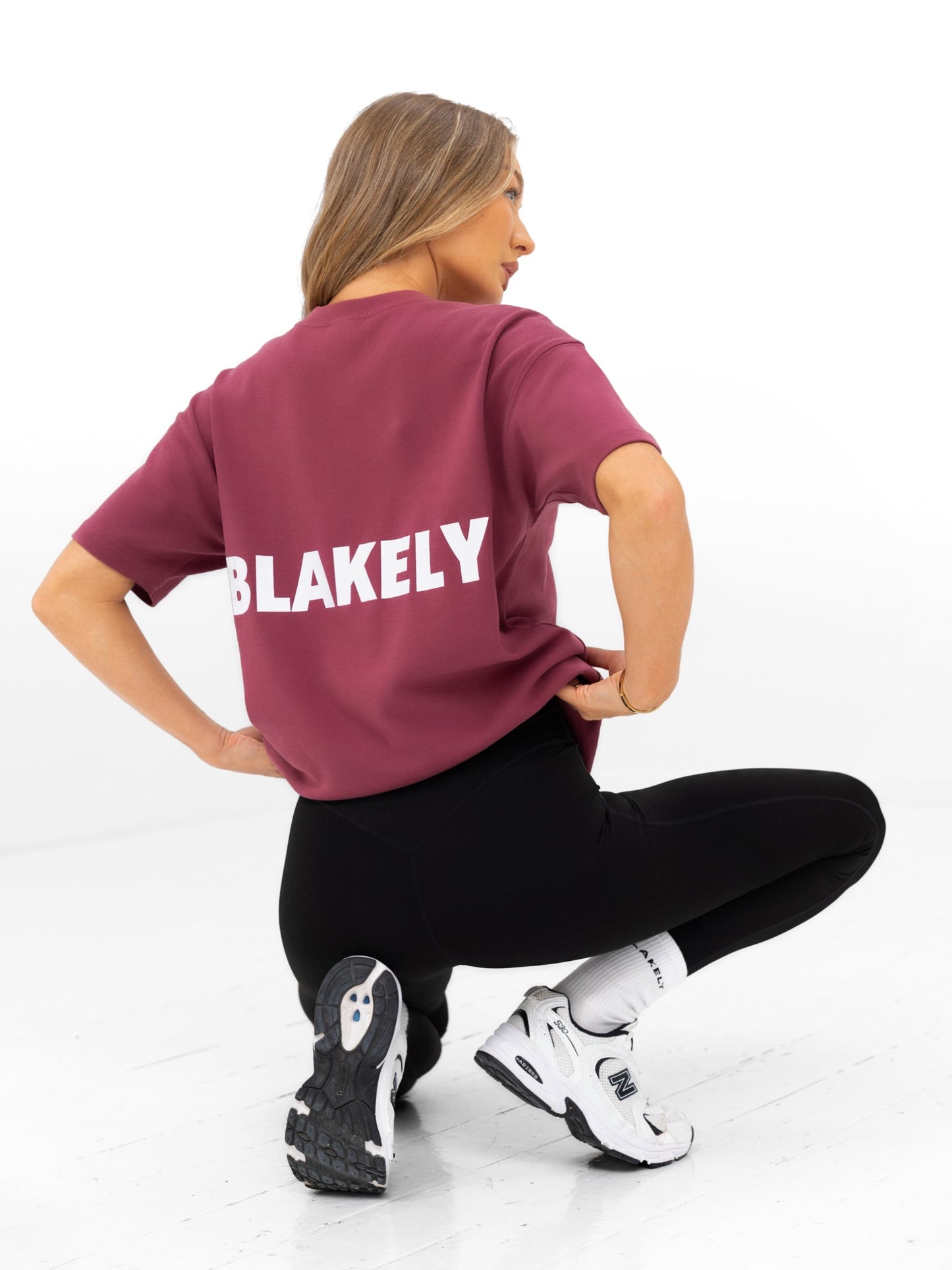 Amelie Oversized T-Shirt - Dark Pink